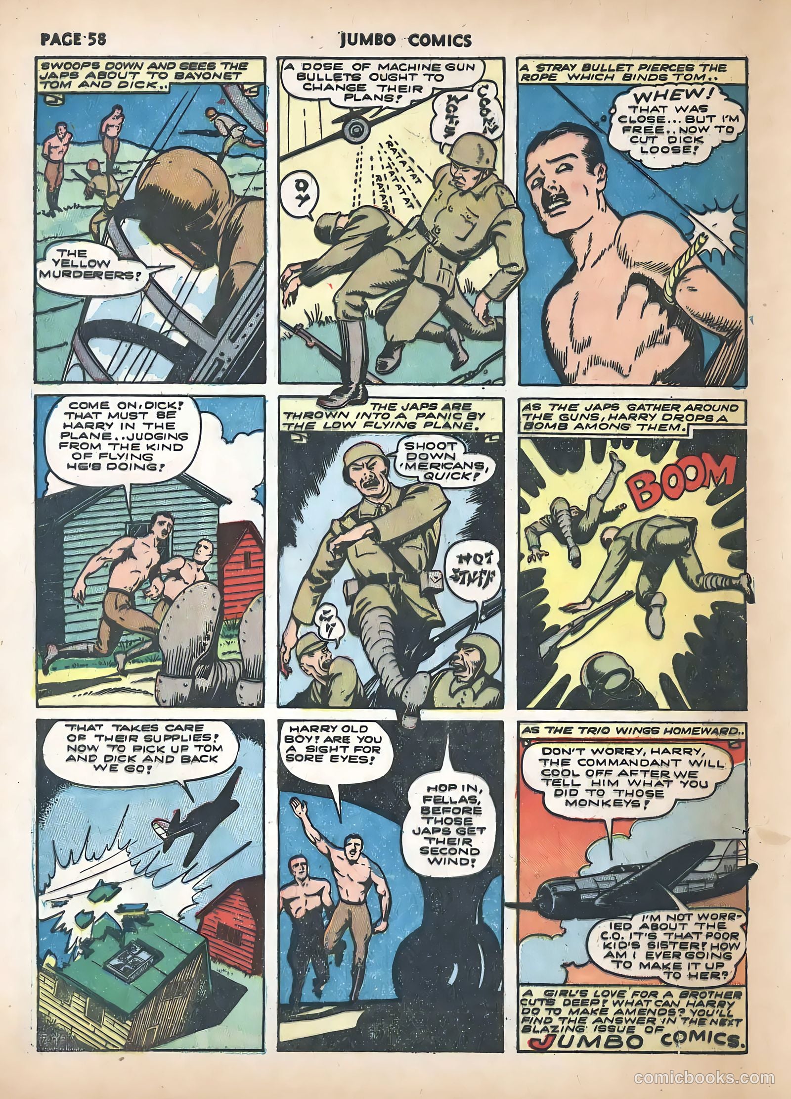Jumbo Comics #44 (1942) — page 60 of 69
