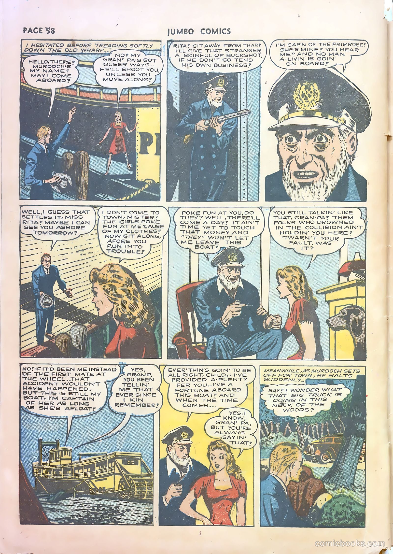 Jumbo Comics #46 (1942) — page 60 of 68