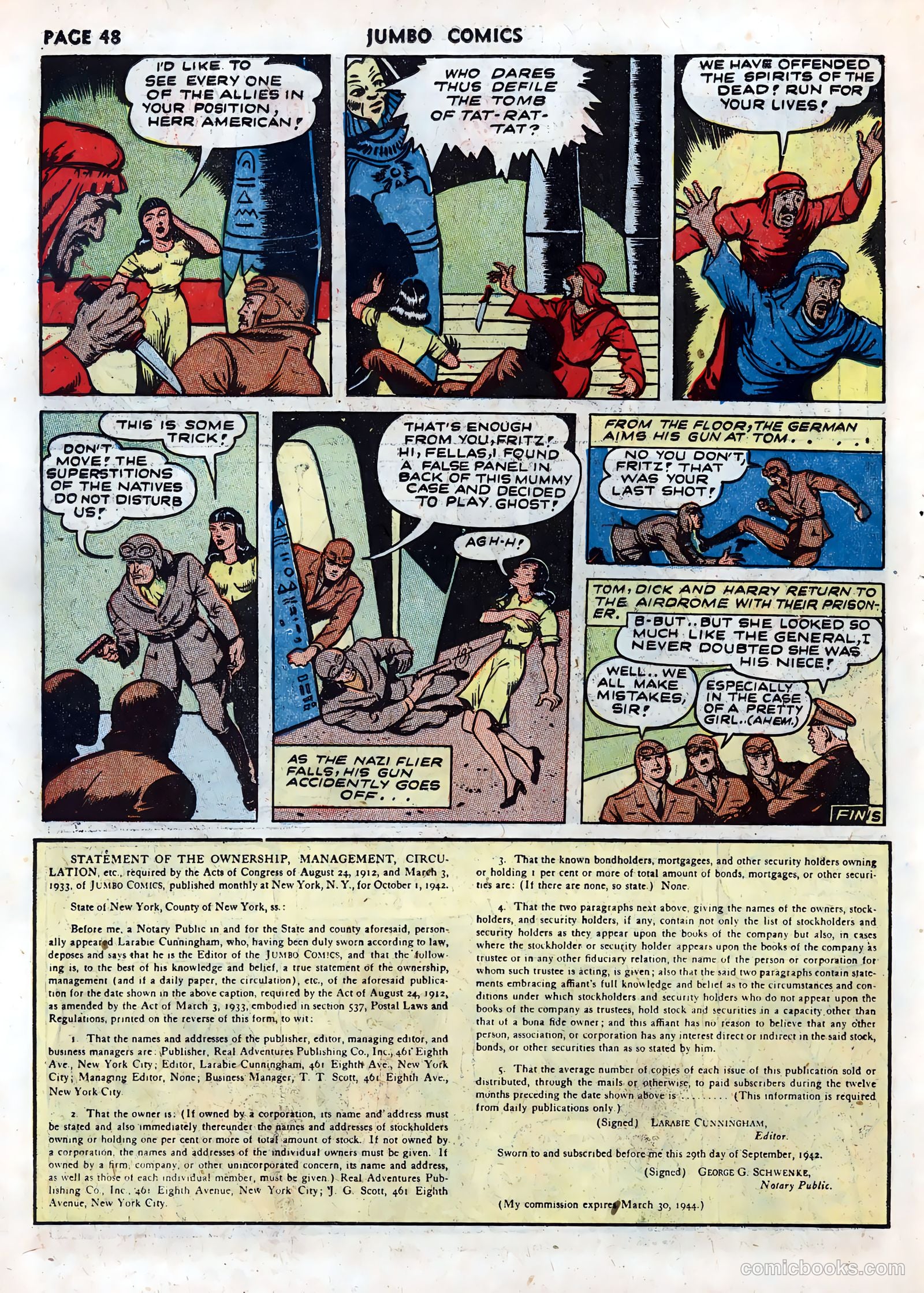Jumbo Comics #48 (1943) — page 50 of 68