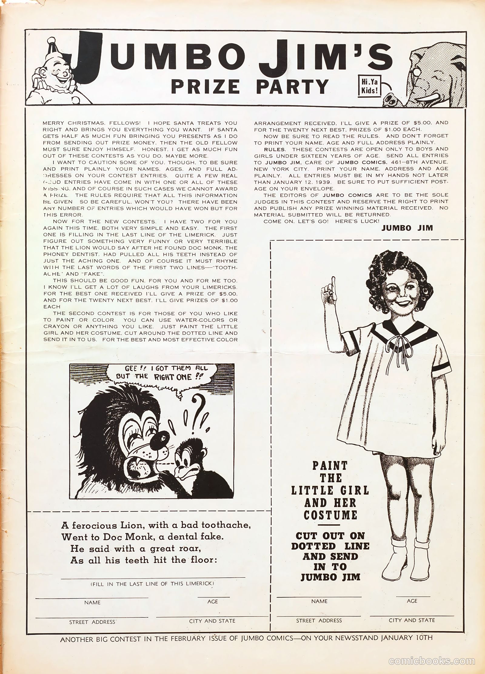 Jumbo Comics #5 (1939) — page 51 of 52