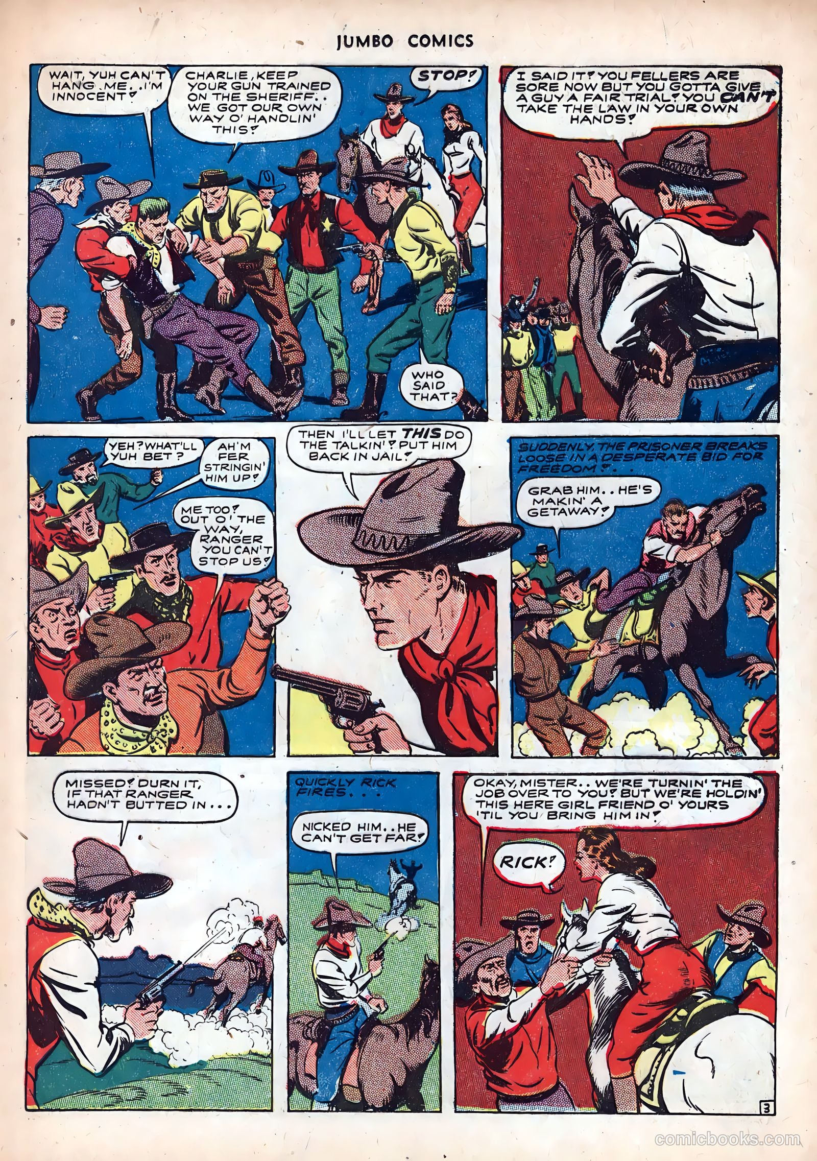 Jumbo Comics #56 (1943) — page 37 of 60