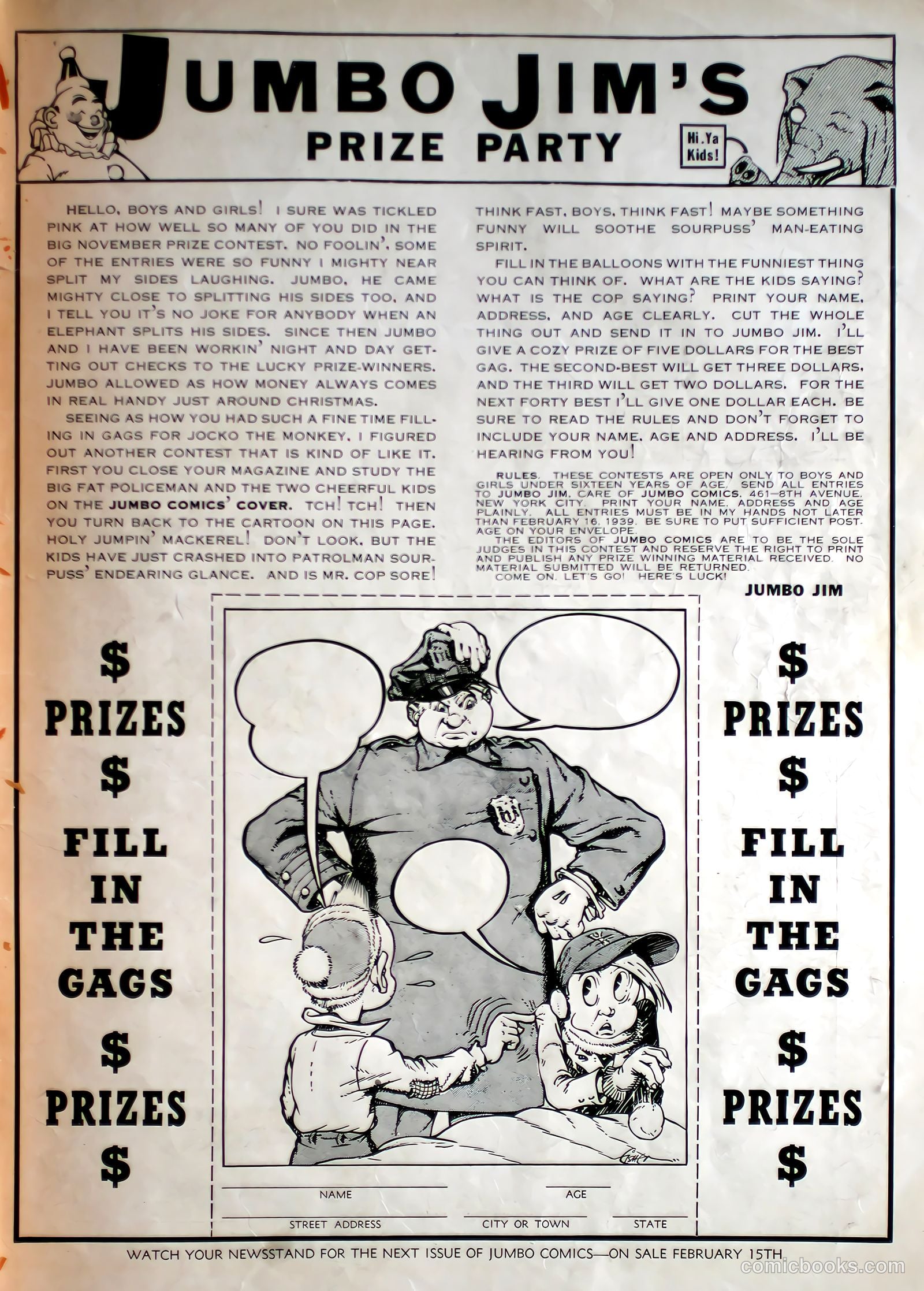 Jumbo Comics #6 (1939) — page 51 of 52