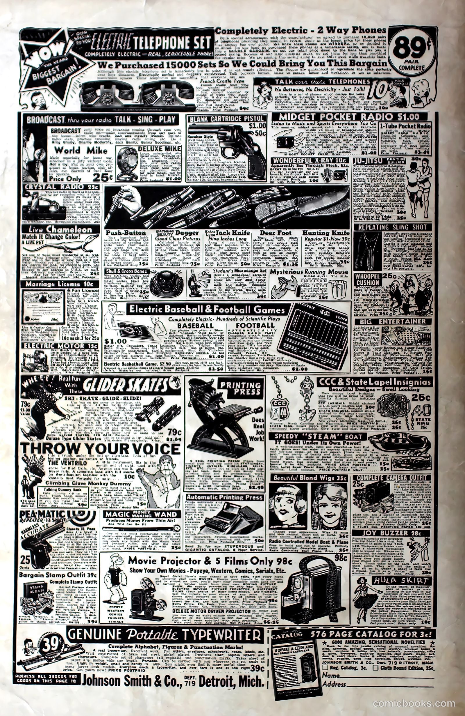 Jumbo Comics #6 (1939) — page 52 of 52
