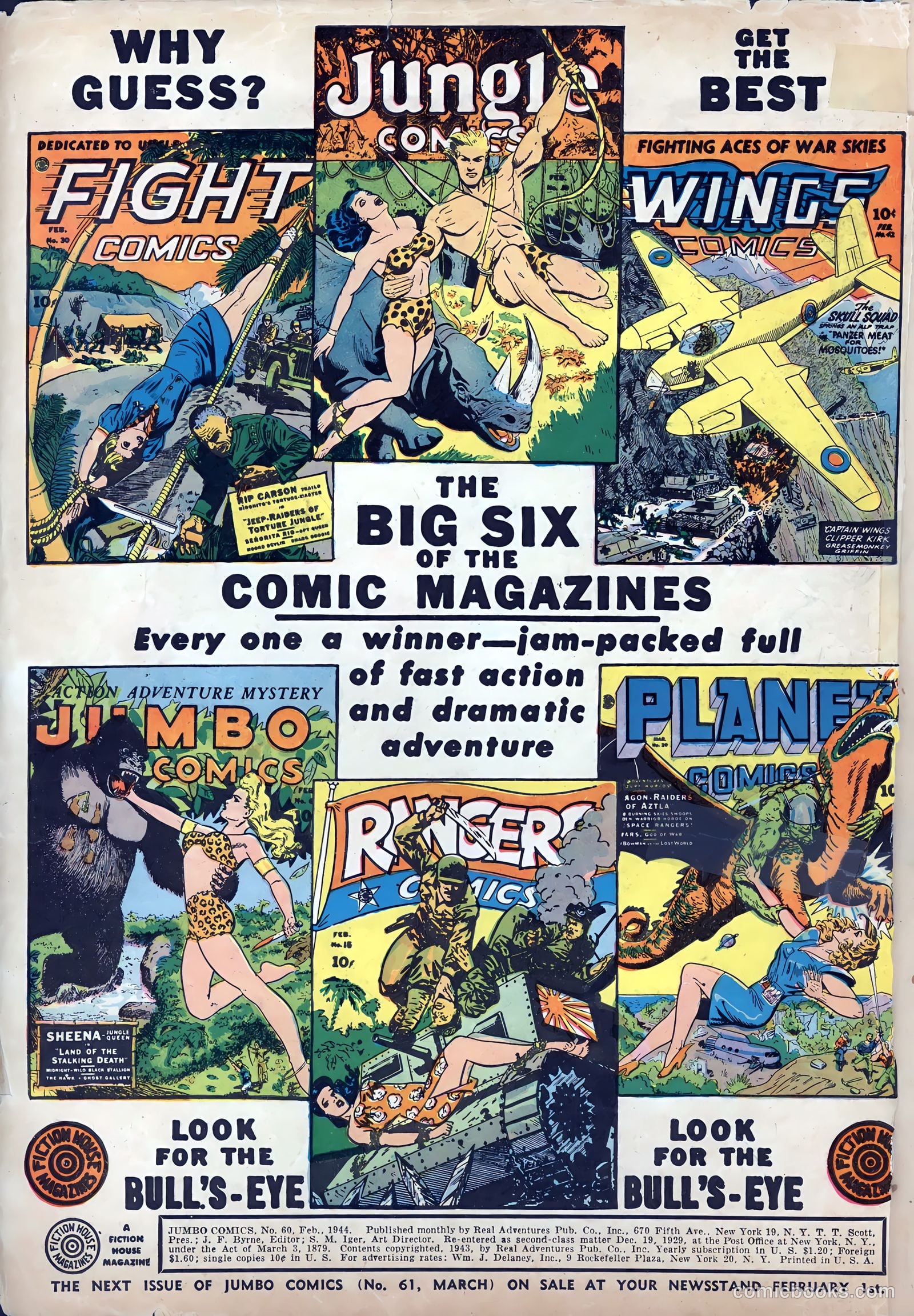 Jumbo Comics #60 (1944) — page 2 of 60