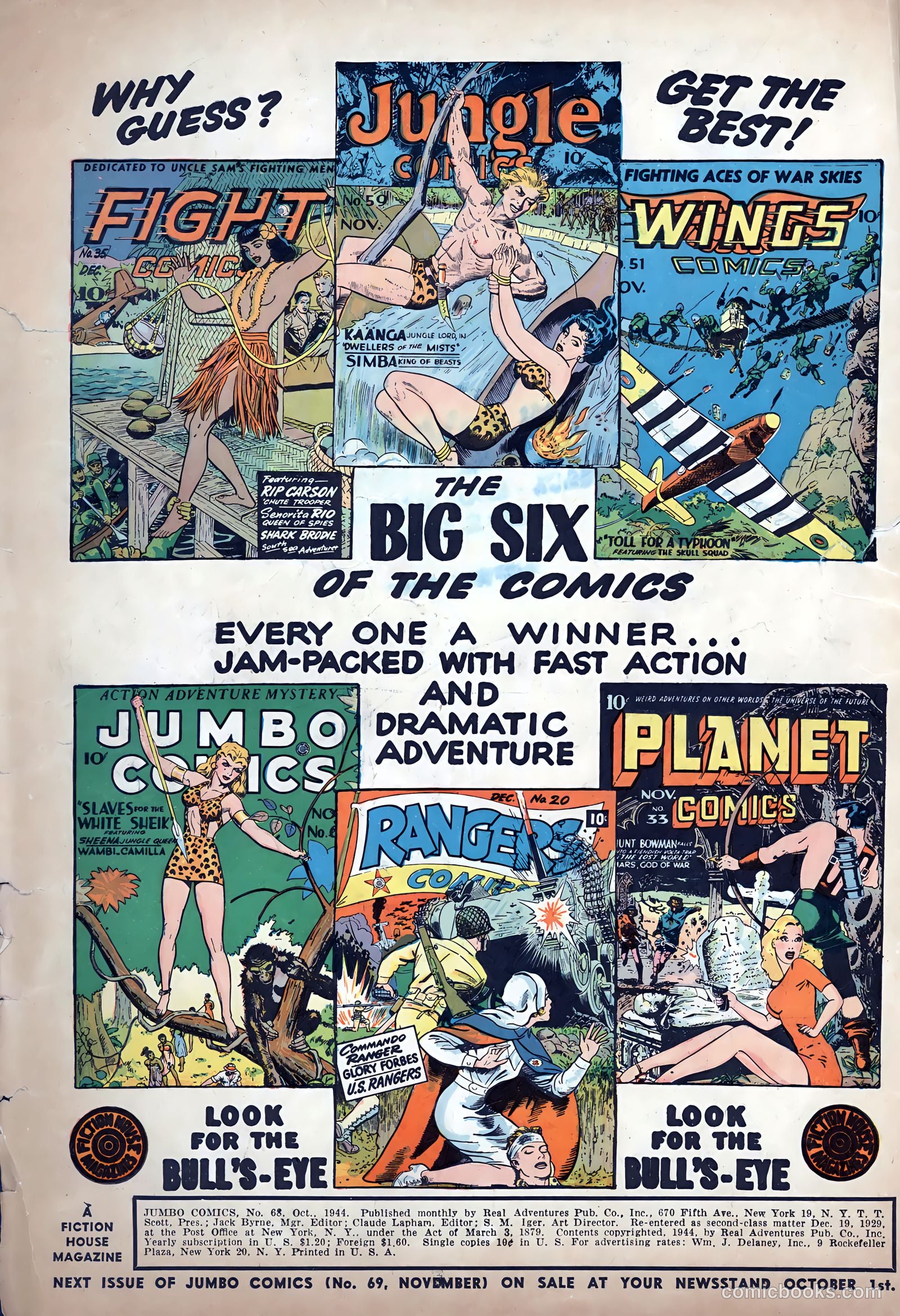 Jumbo Comics #68 (1944) — page 2 of 52