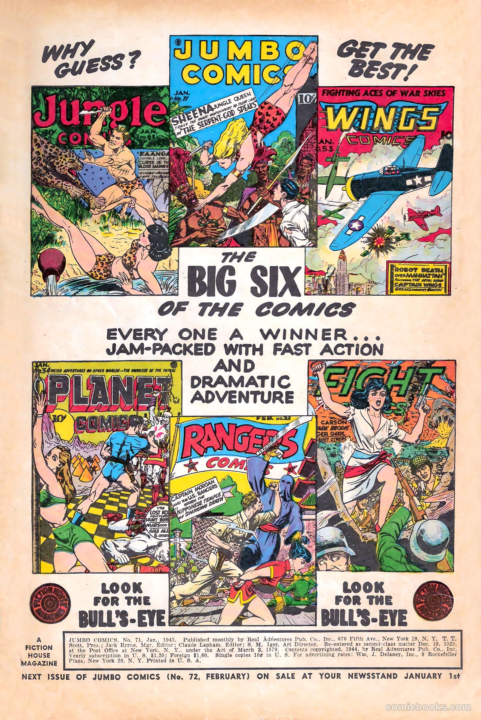 Jumbo Comics #71 (1945) — page 2 of 52