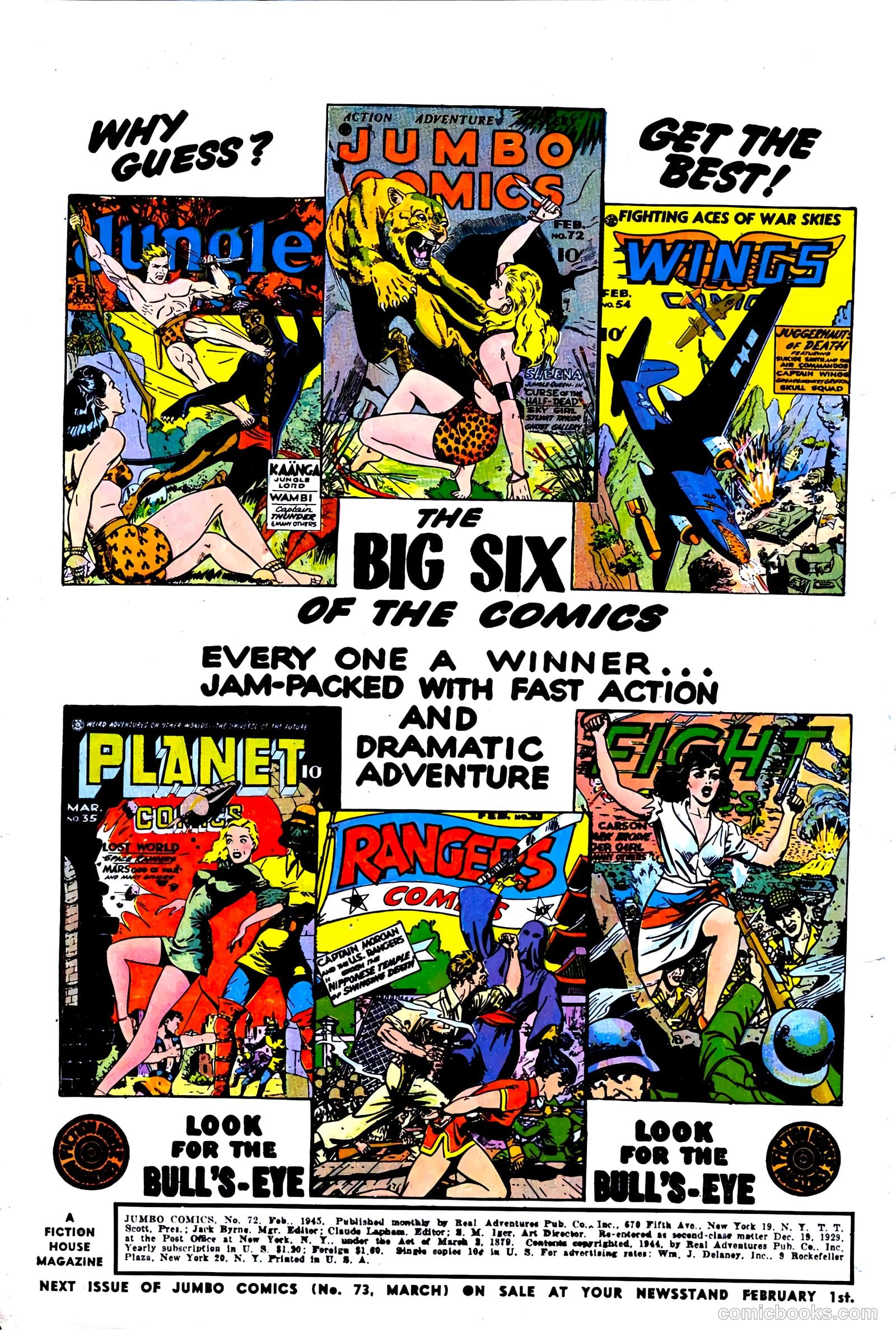 Jumbo Comics #72 (1945) — page 2 of 52