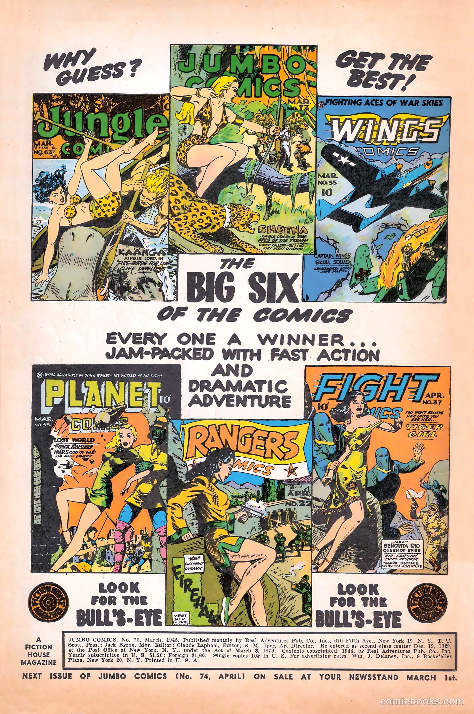 Jumbo Comics #73 (1945) — page 2 of 52