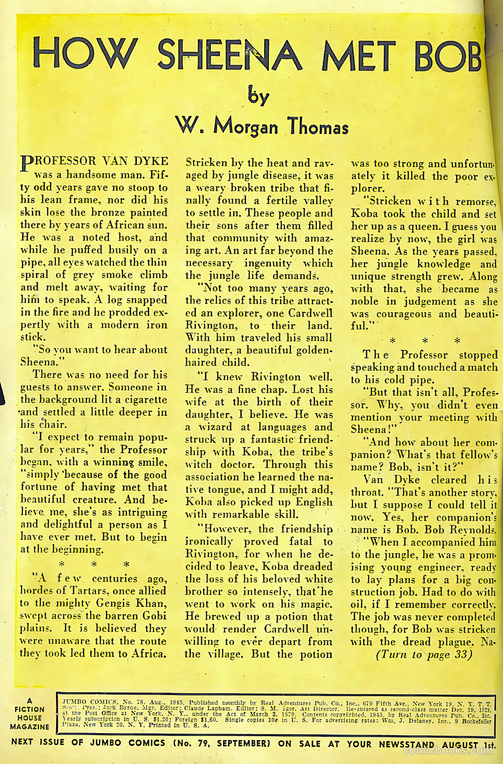 Jumbo Comics #78 (1945) — page 2 of 36