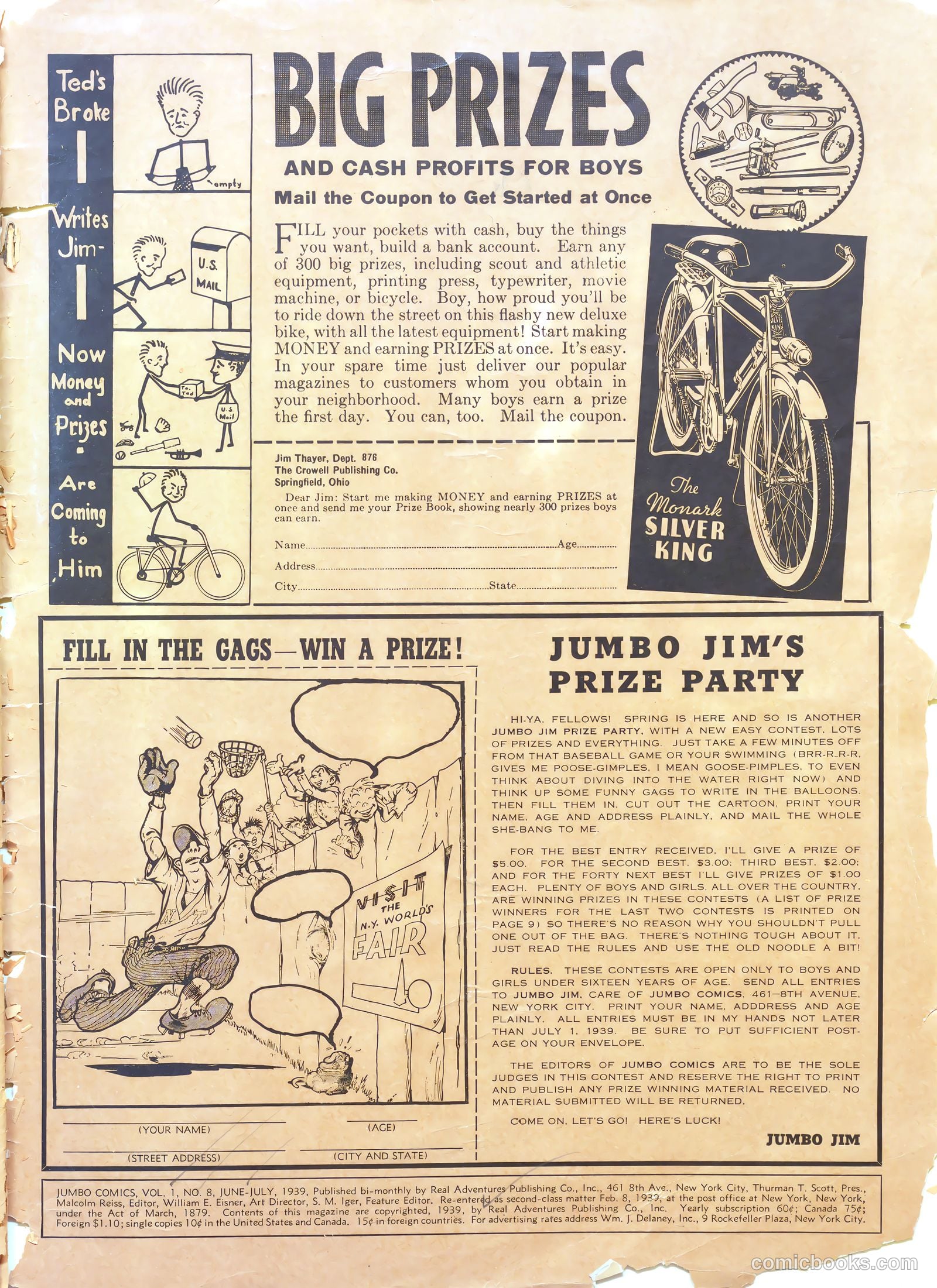 Jumbo Comics #8 (1939) — page 51 of 52