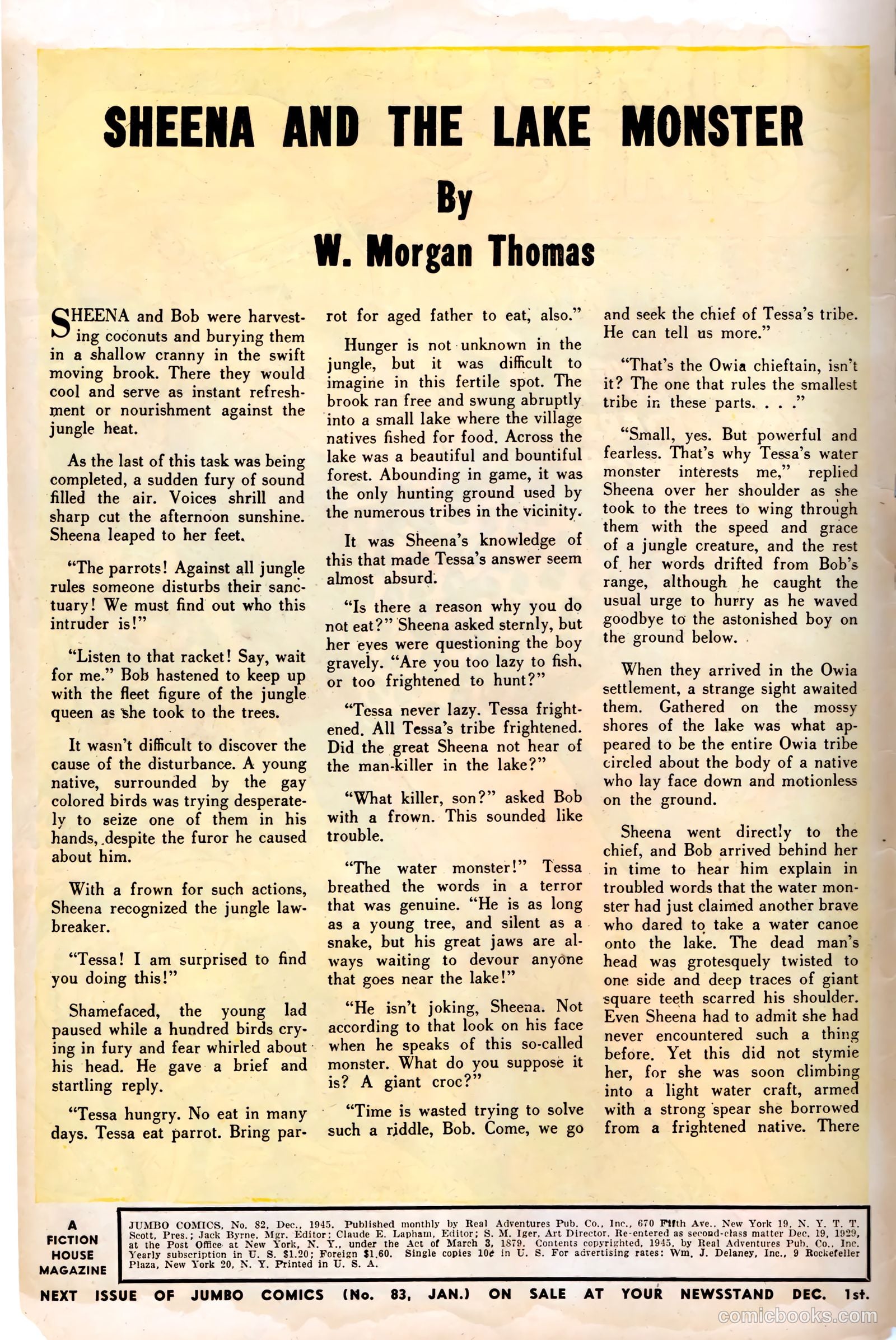 Jumbo Comics #82 (1945) — page 2 of 37