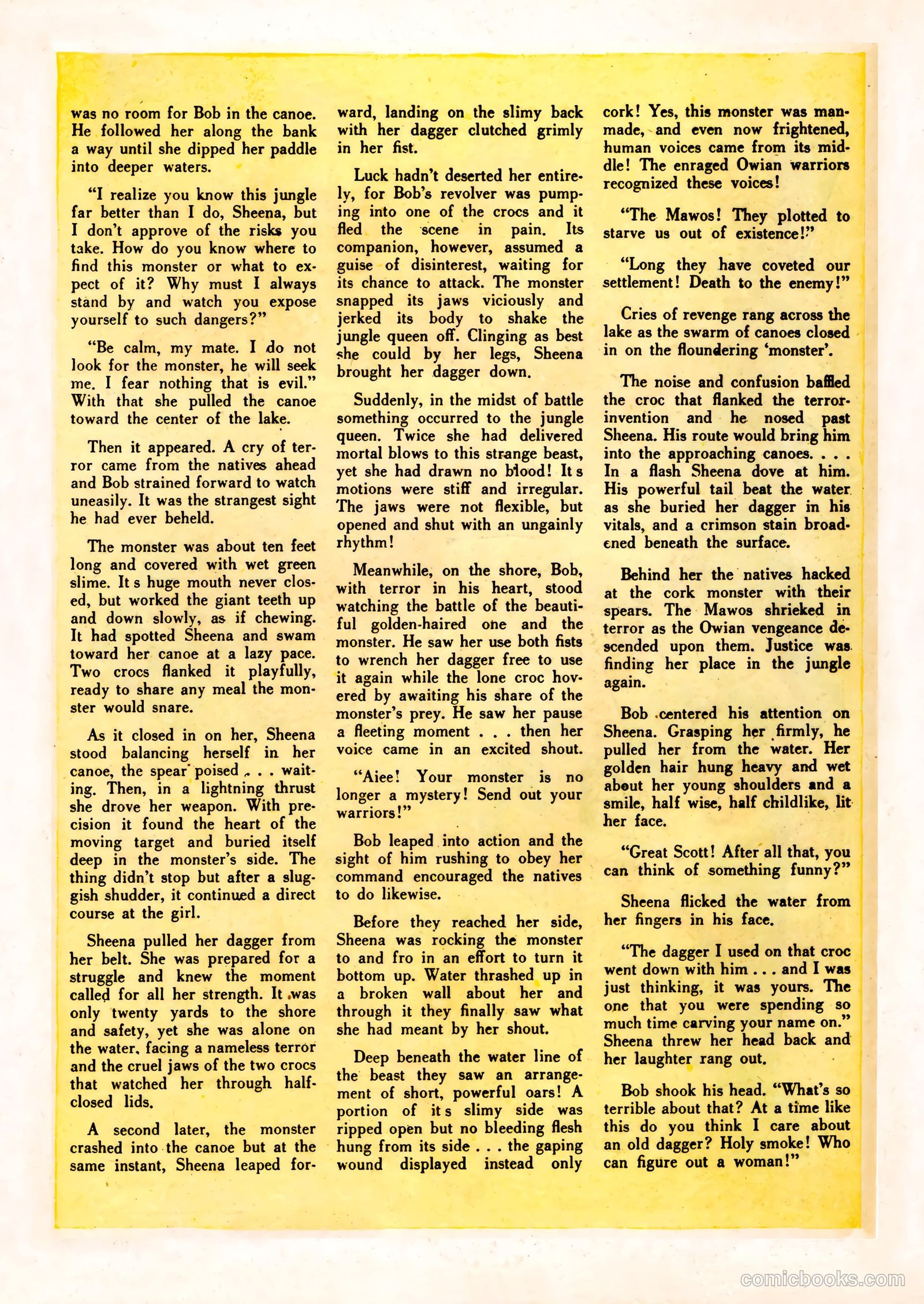 Jumbo Comics #82 (1945) — page 35 of 37