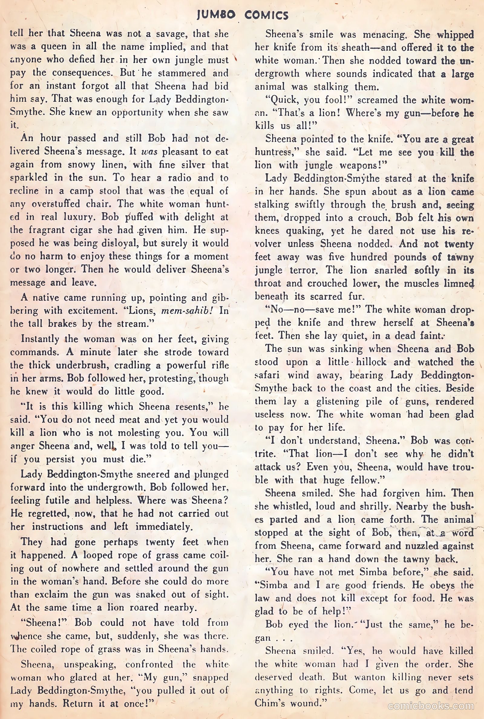 Jumbo Comics #86 (1946) — page 33 of 52