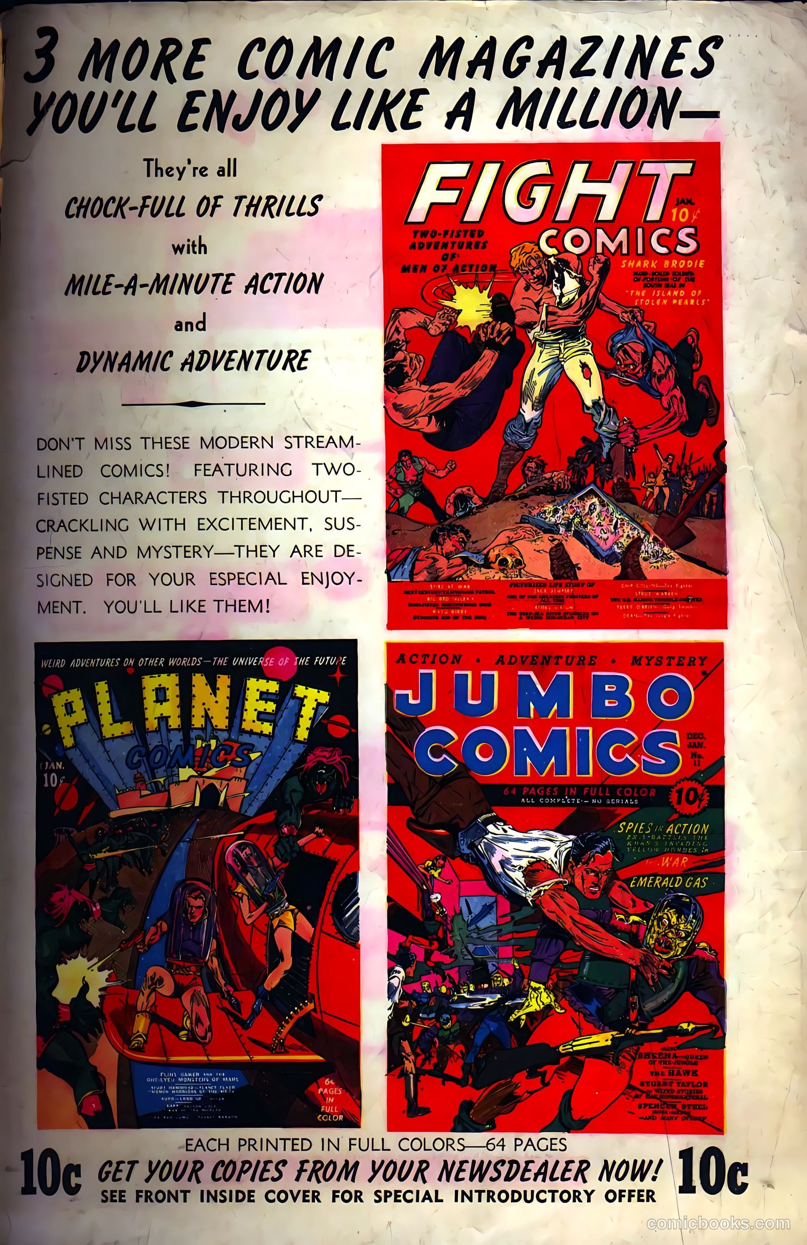 Jungle Comics #1 (1940) — page 68 of 68