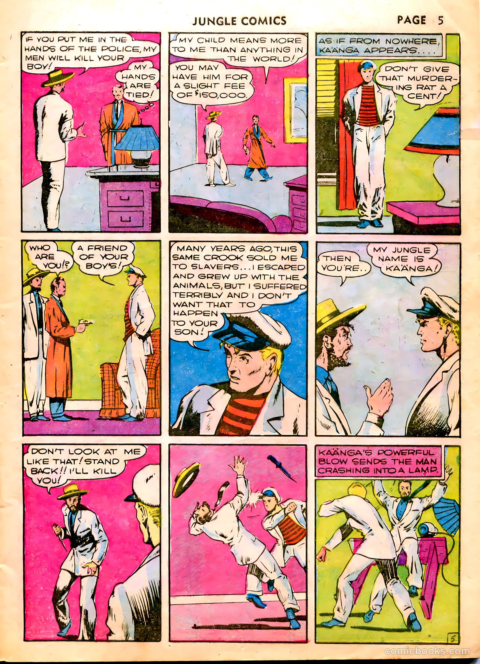 Jungle Comics #10 (1947) — page 8 of 69