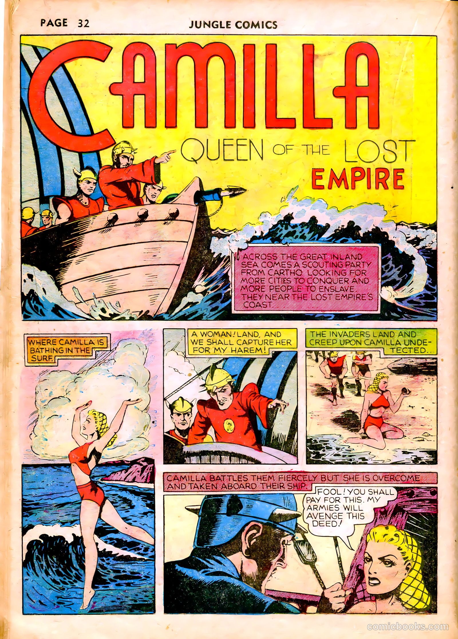 Jungle Comics #10 (1947) — page 35 of 69