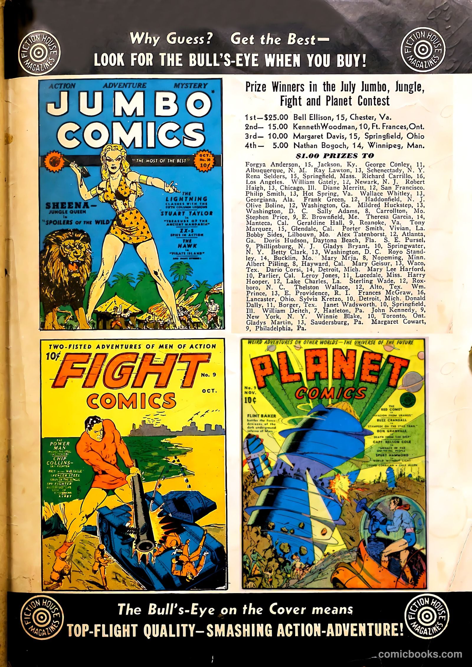 Jungle Comics #10 (1947) — page 68 of 69