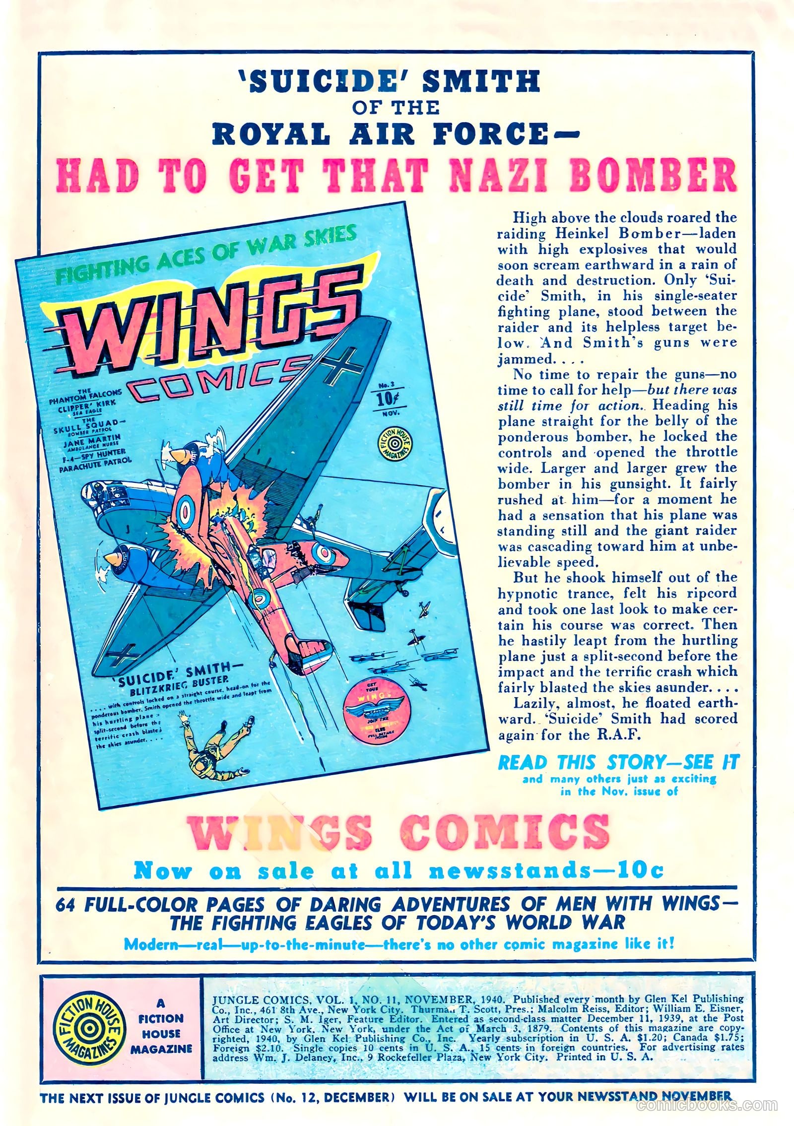 Jungle Comics #11 (1940) — page 3 of 69