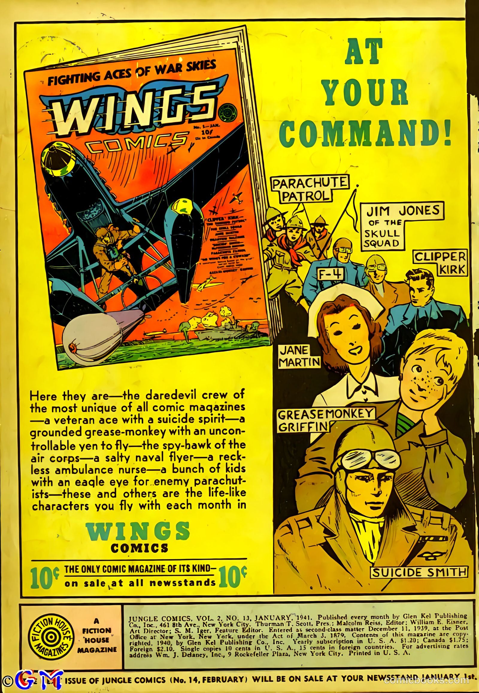 Jungle Comics #13 (1941) — page 2 of 68