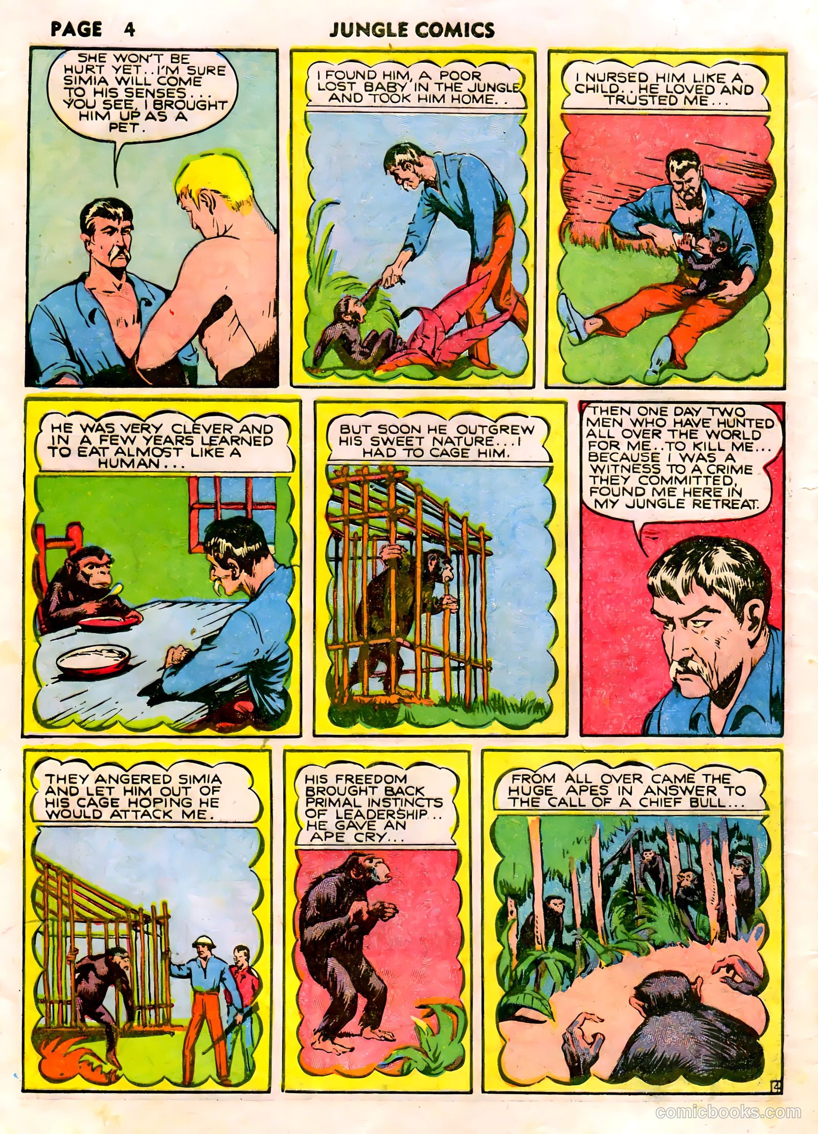 Jungle Comics #14 (1941) — page 6 of 68