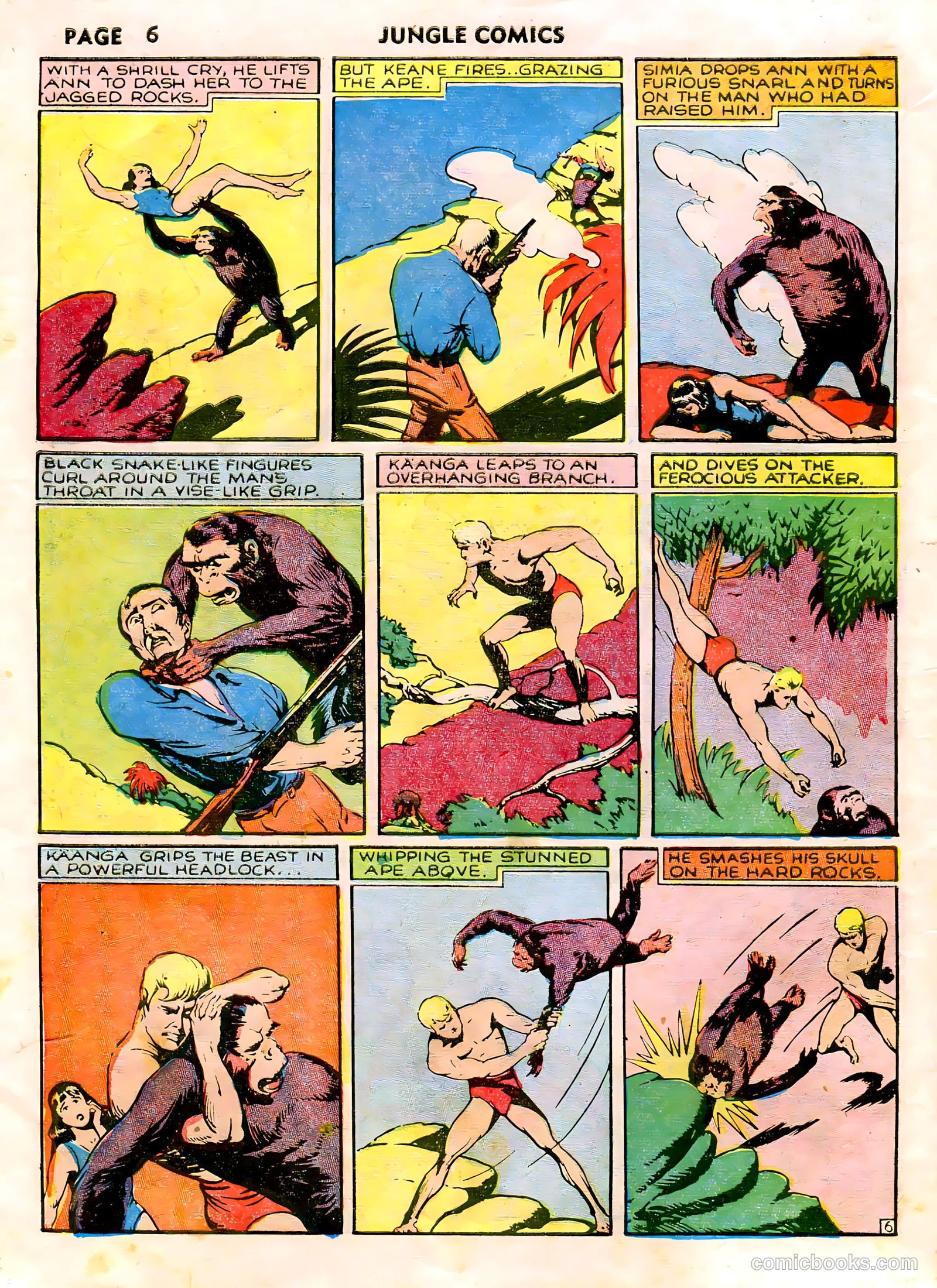 Jungle Comics #14 (1941) — page 8 of 68