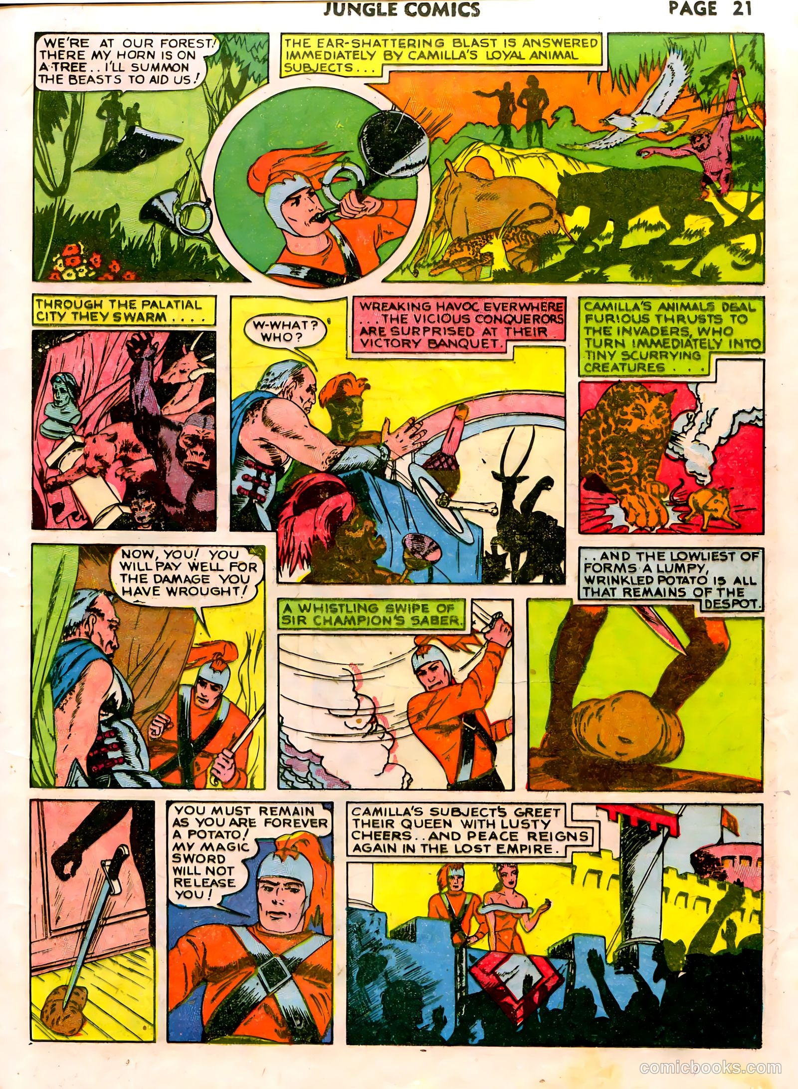 Jungle Comics #14 (1941) — page 23 of 68