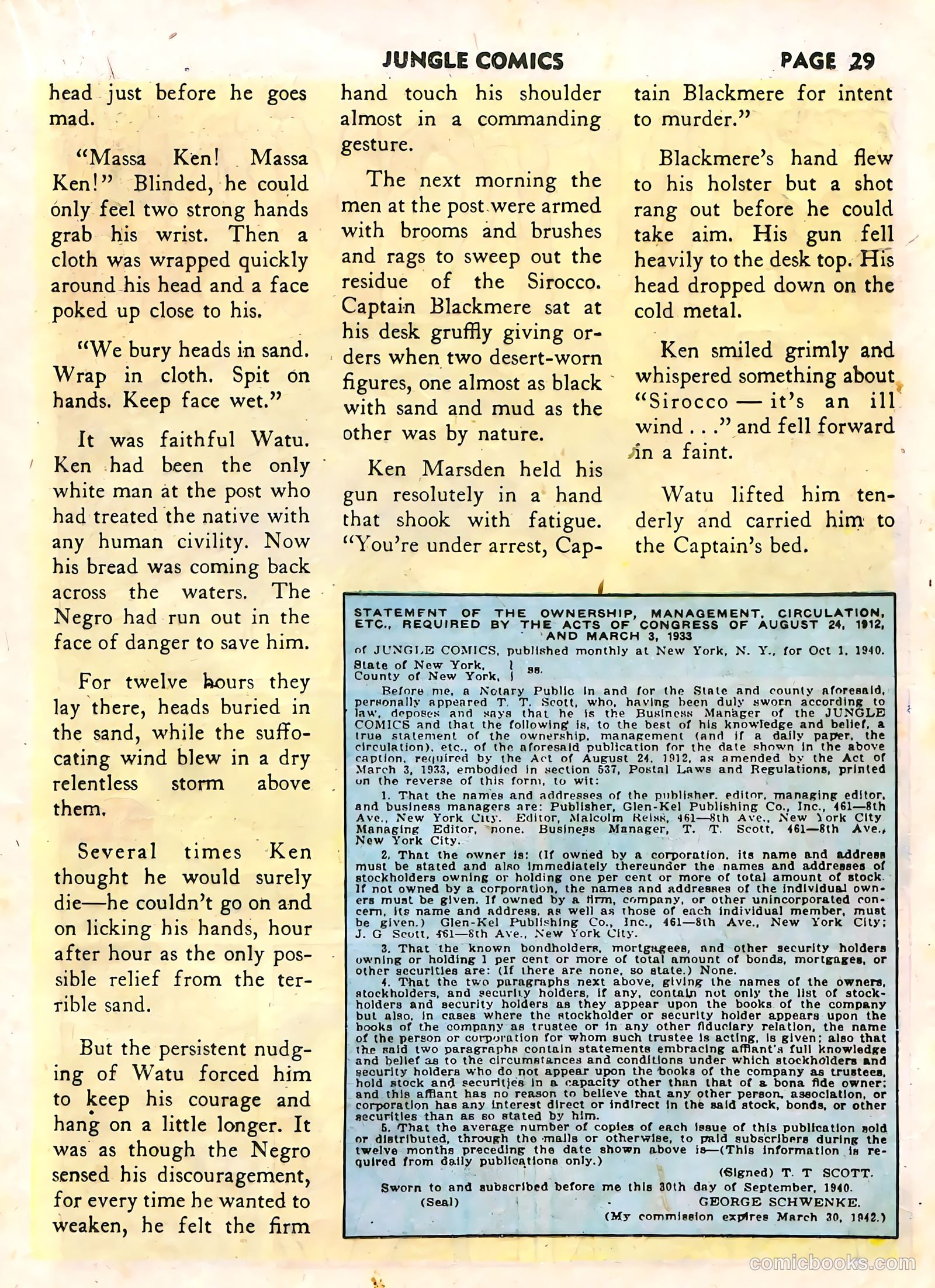 Jungle Comics #14 (1941) — page 31 of 68
