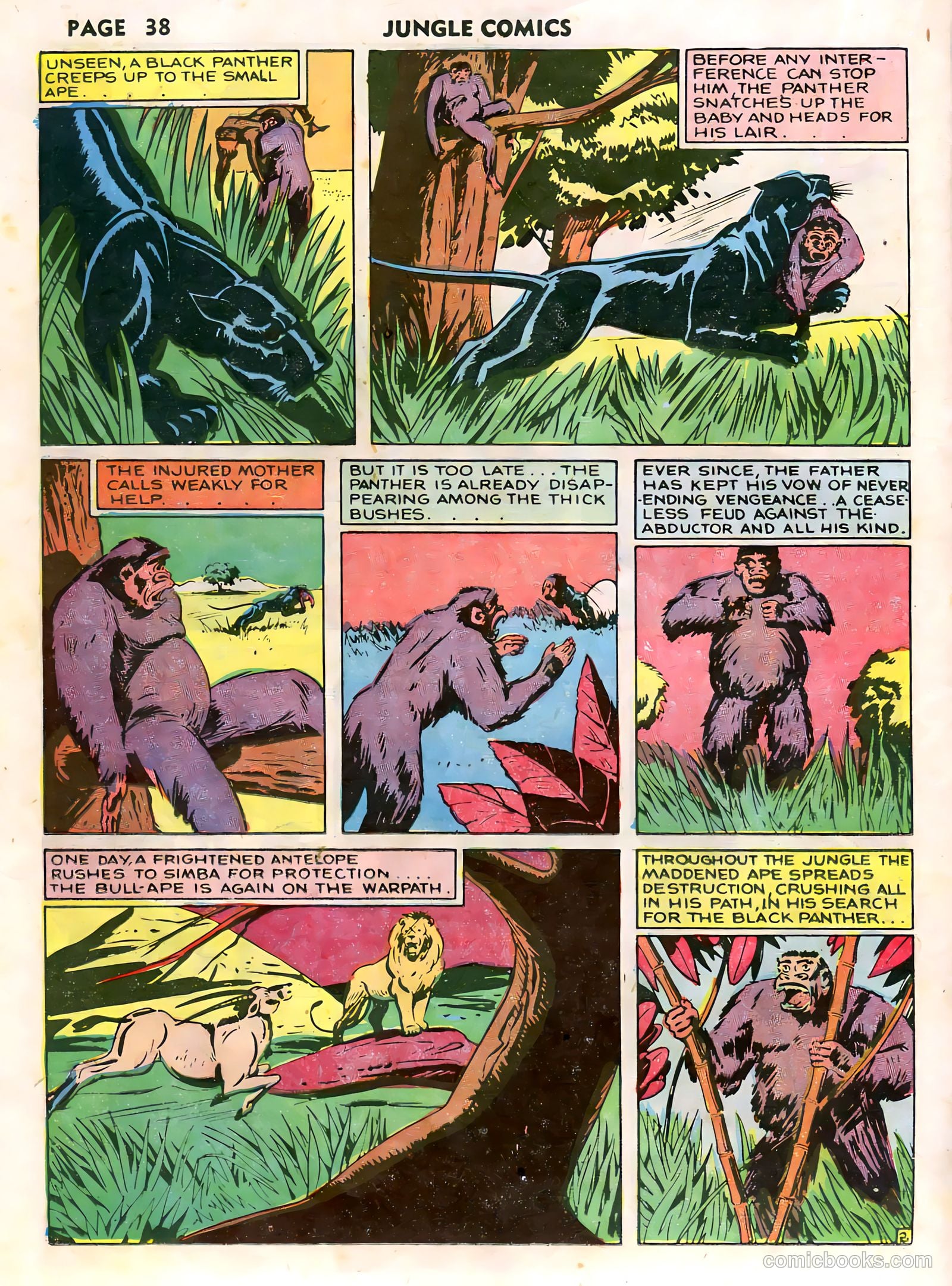 Jungle Comics #14 (1941) — page 40 of 68