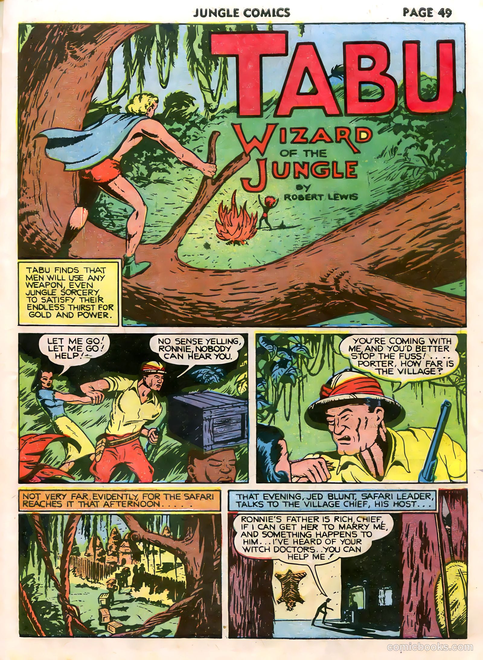 Jungle Comics #14 (1941) — page 51 of 68