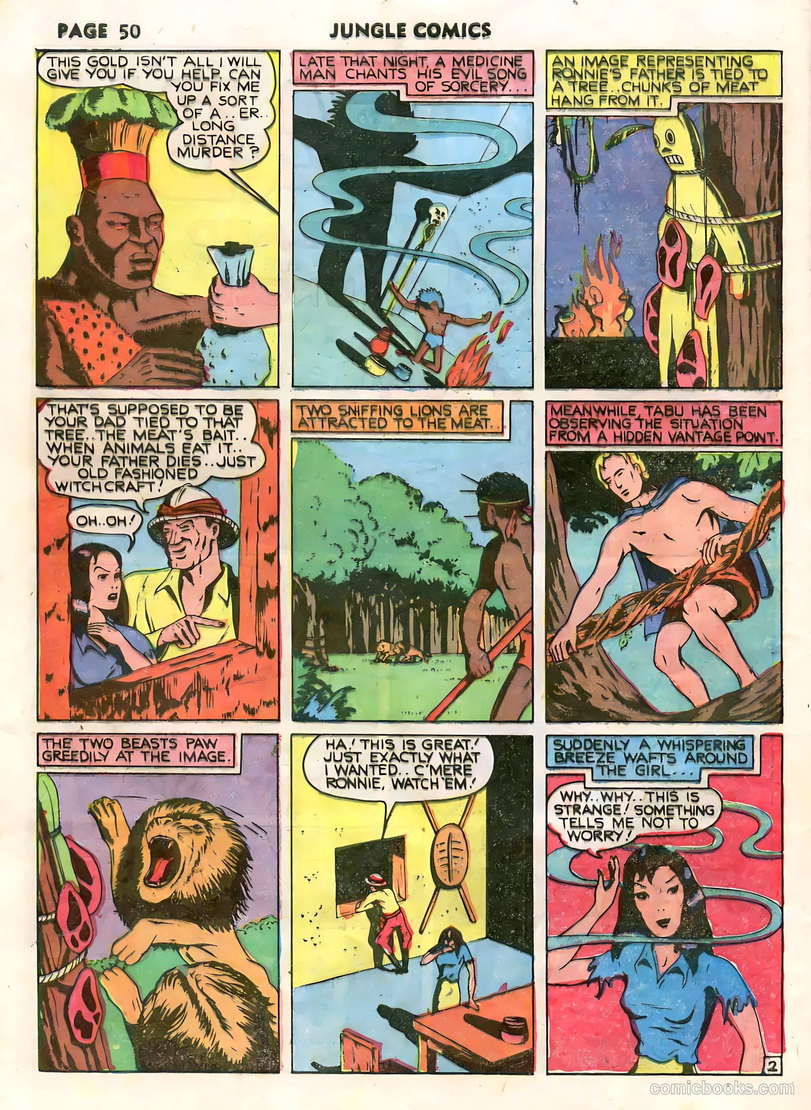 Jungle Comics #14 (1941) — page 52 of 68