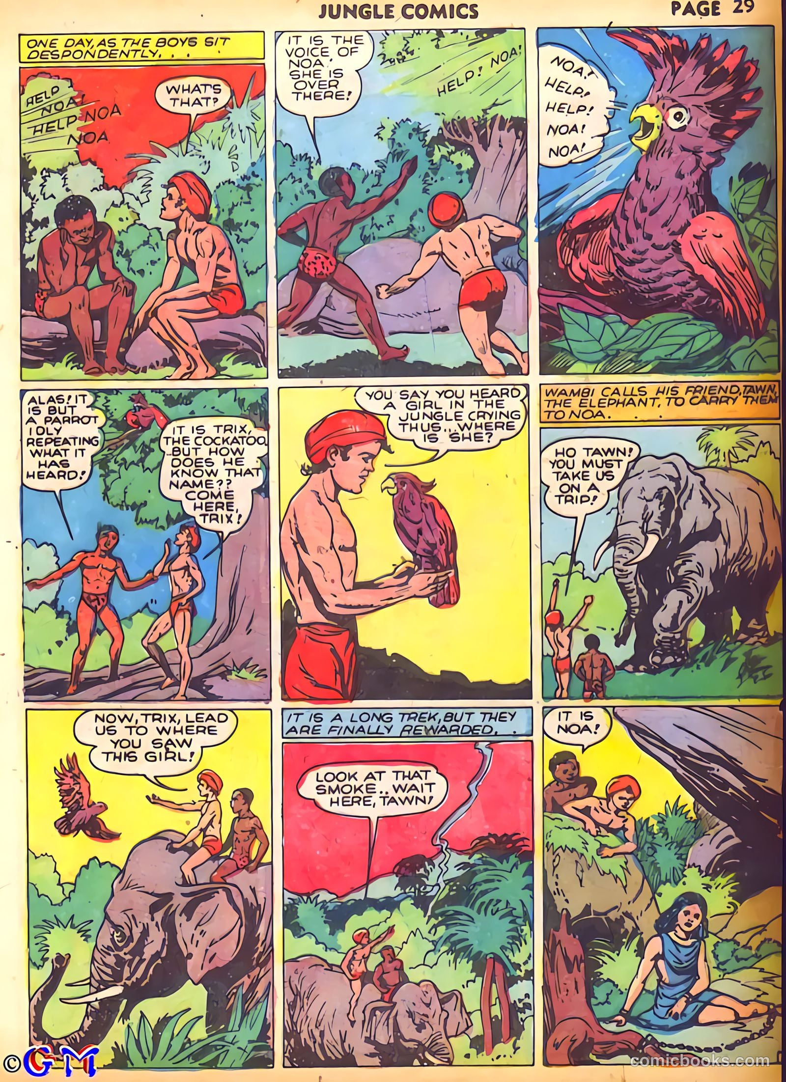 Jungle Comics #15 (1941) — page 32 of 69