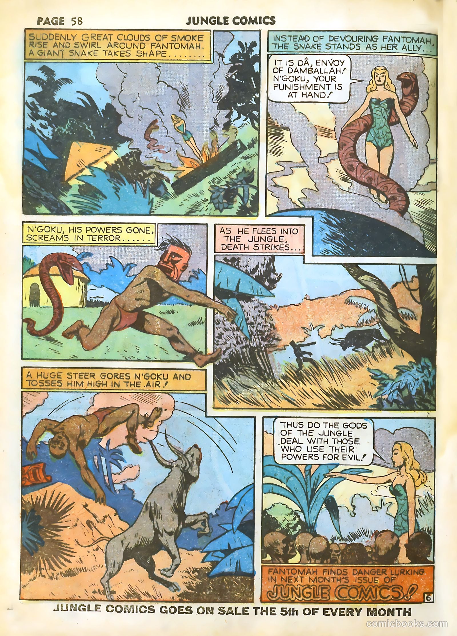 Jungle Comics #17 (1941) — page 60 of 68