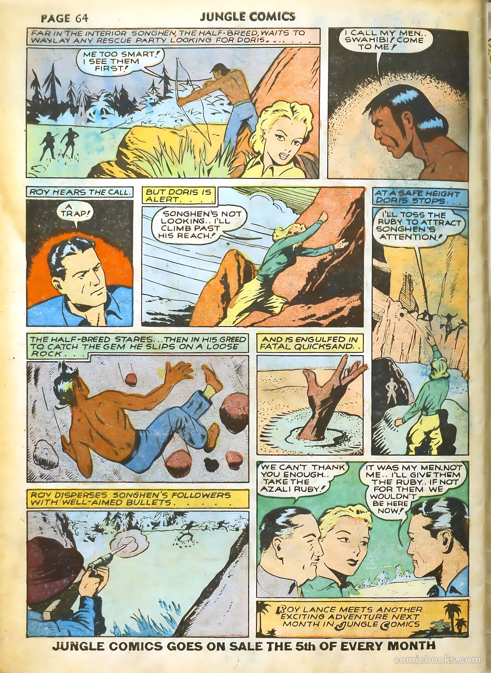 Jungle Comics #17 (1941) — page 66 of 68