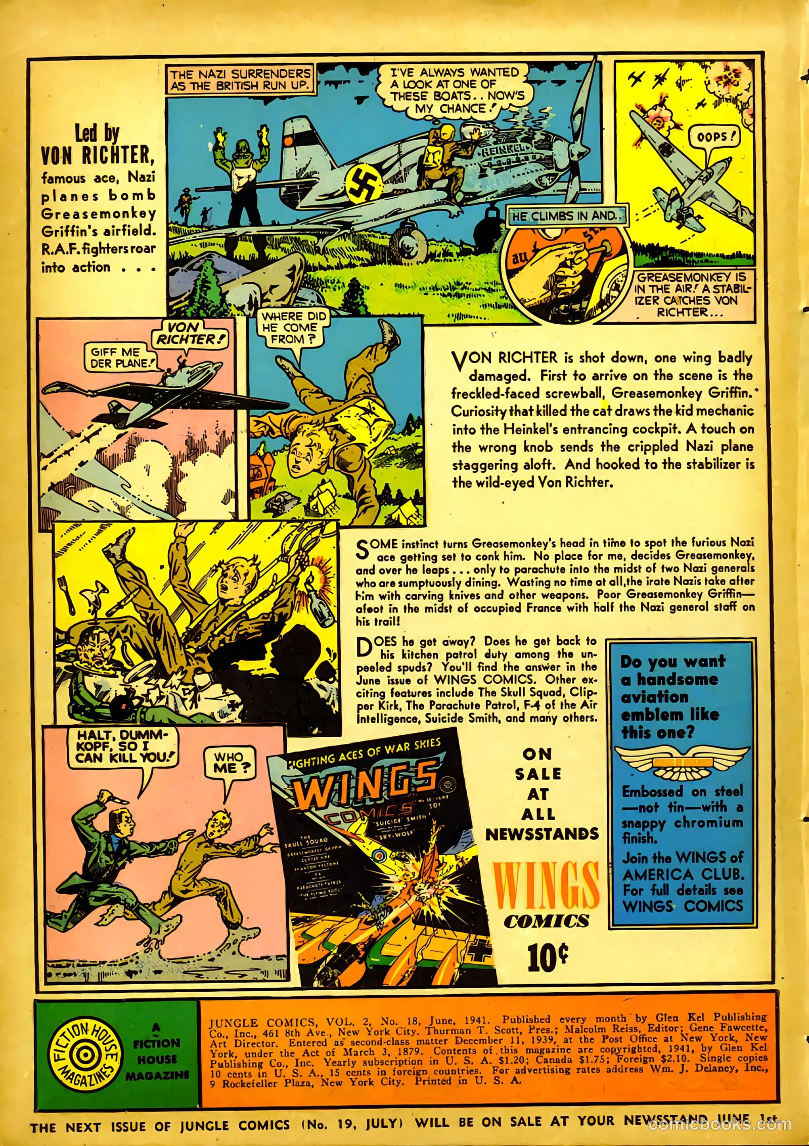 Jungle Comics #18 (1941) — page 2 of 68