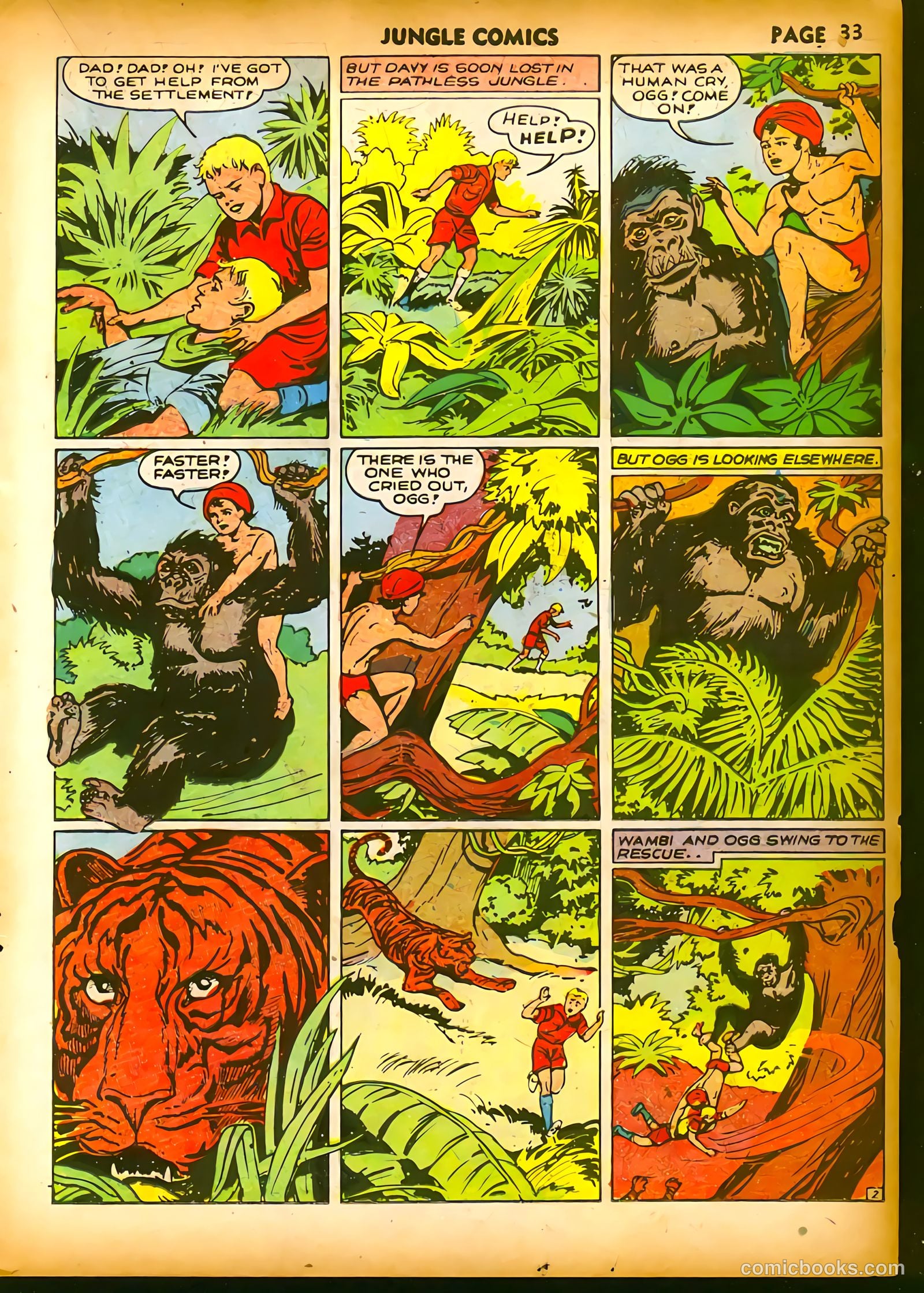 Jungle Comics #18 (1941) — page 35 of 68