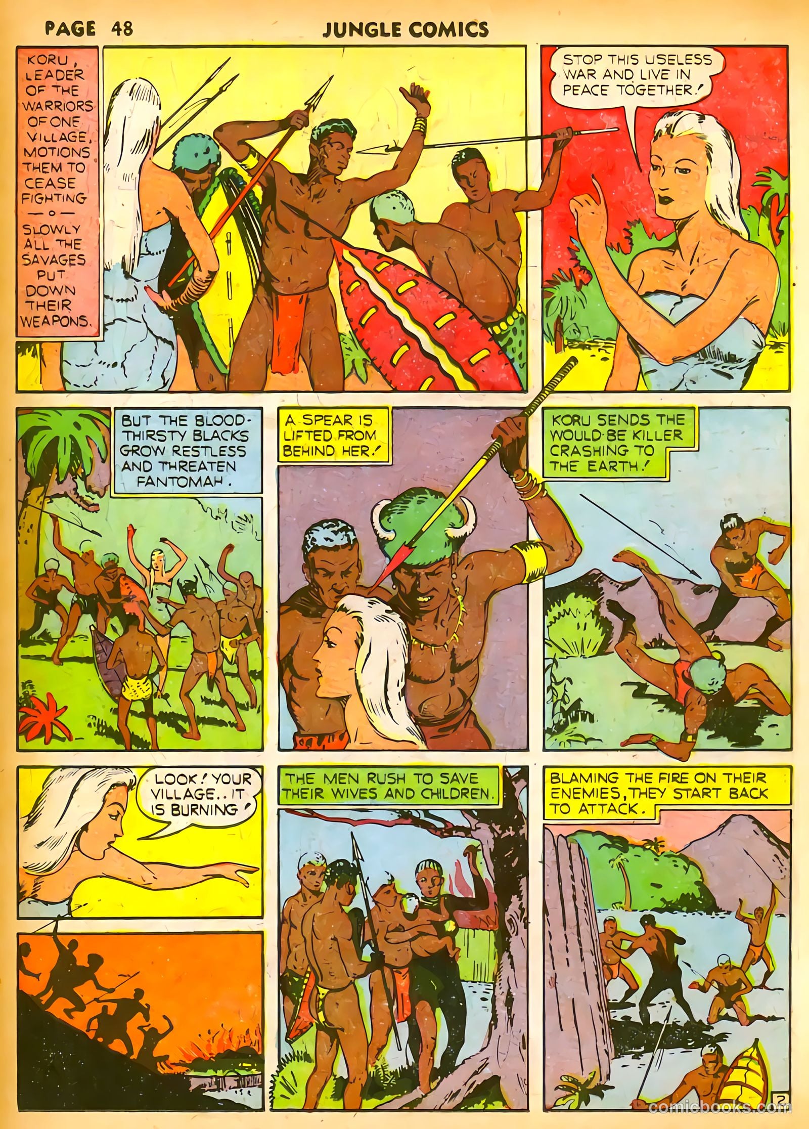 Jungle Comics #18 (1941) — page 50 of 68