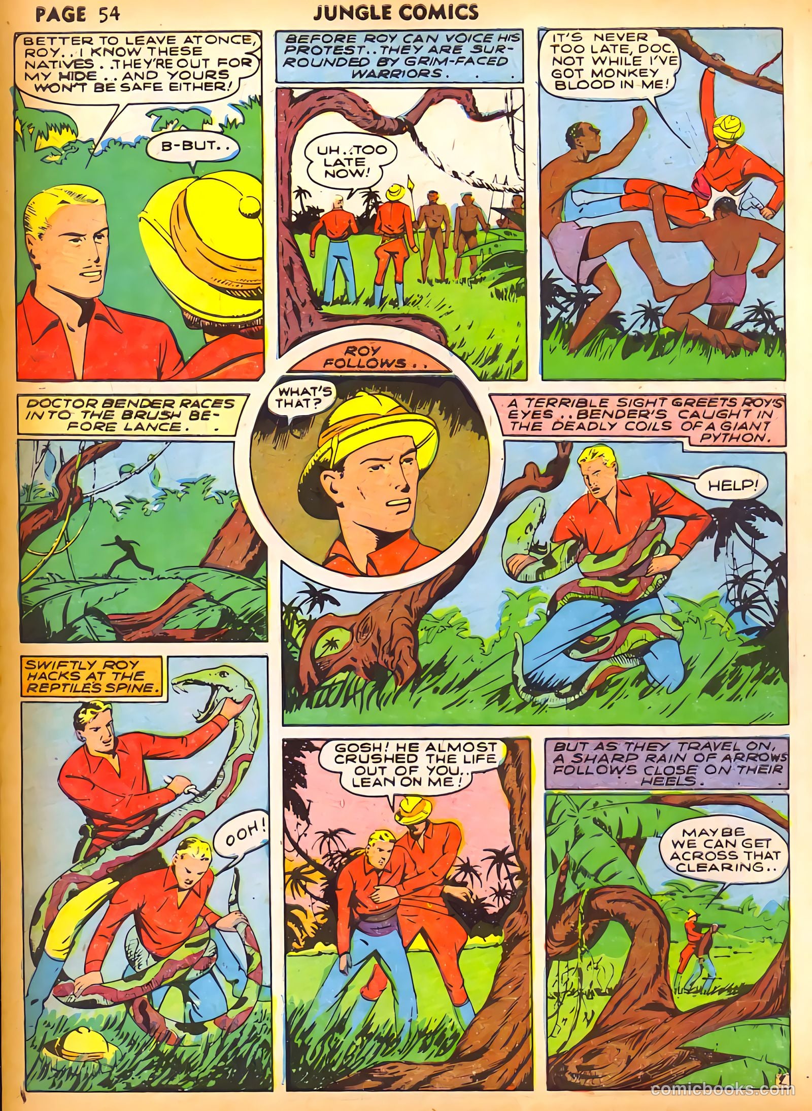 Jungle Comics #18 (1941) — page 56 of 68