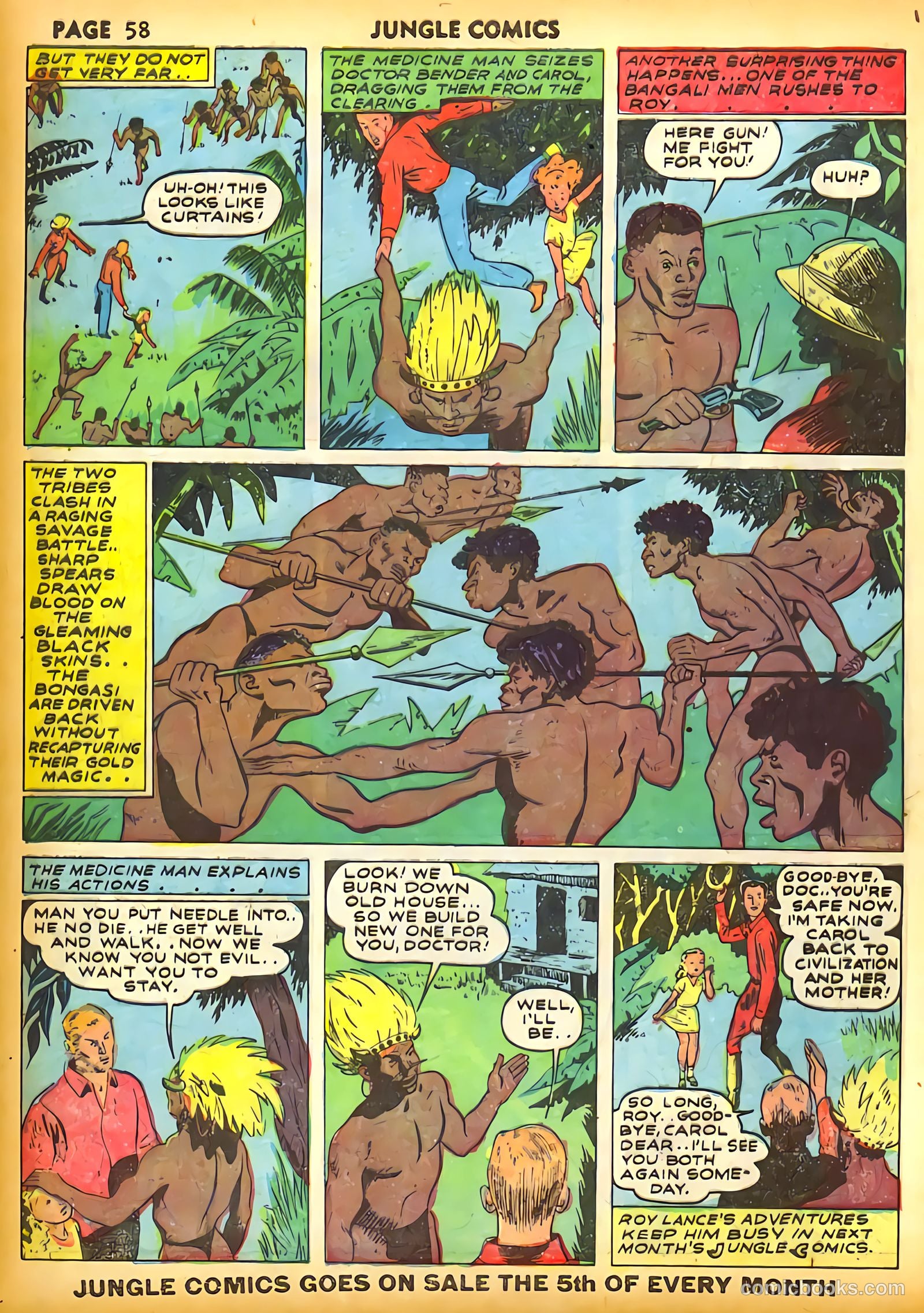 Jungle Comics #18 (1941) — page 60 of 68