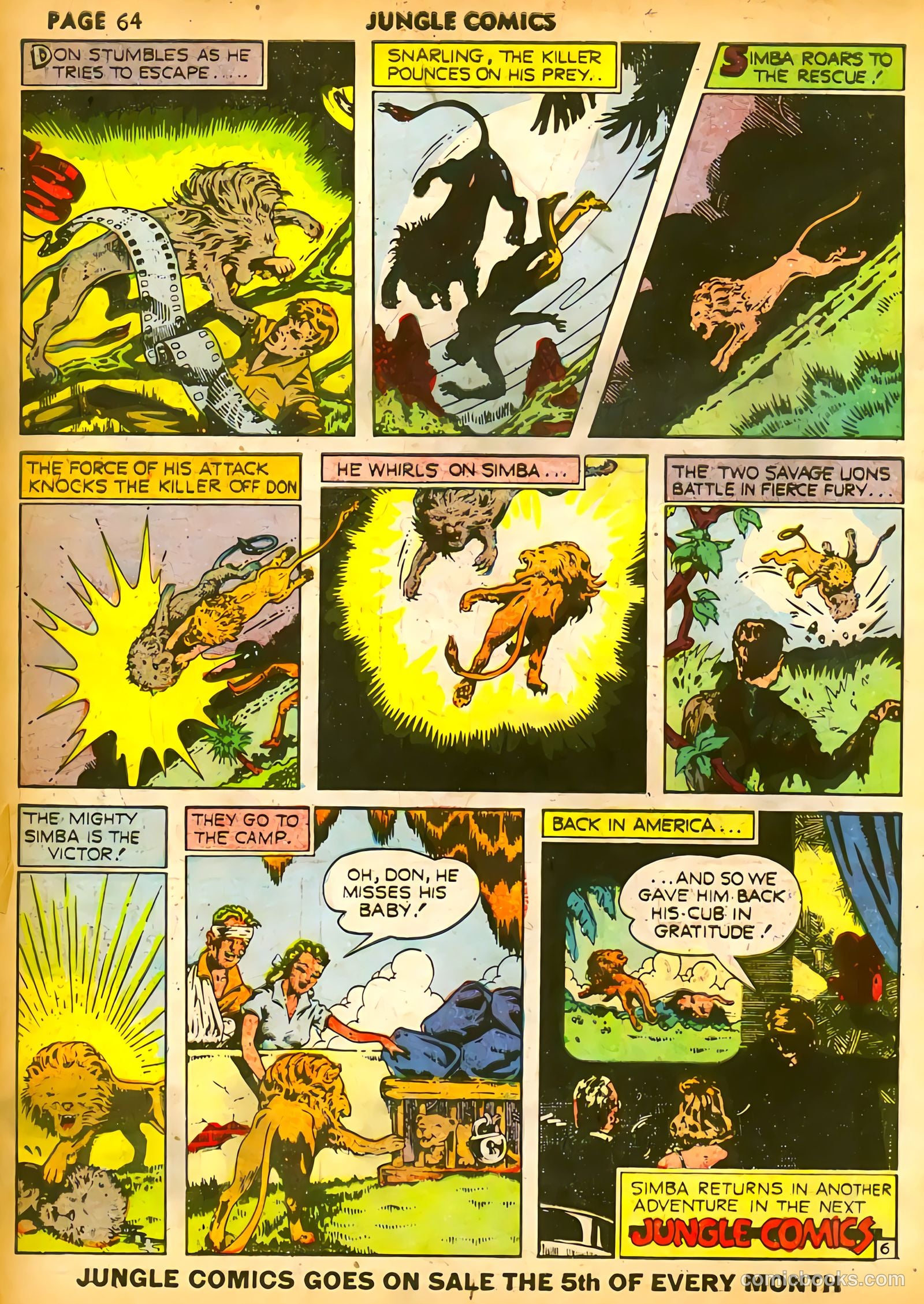 Jungle Comics #18 (1941) — page 66 of 68