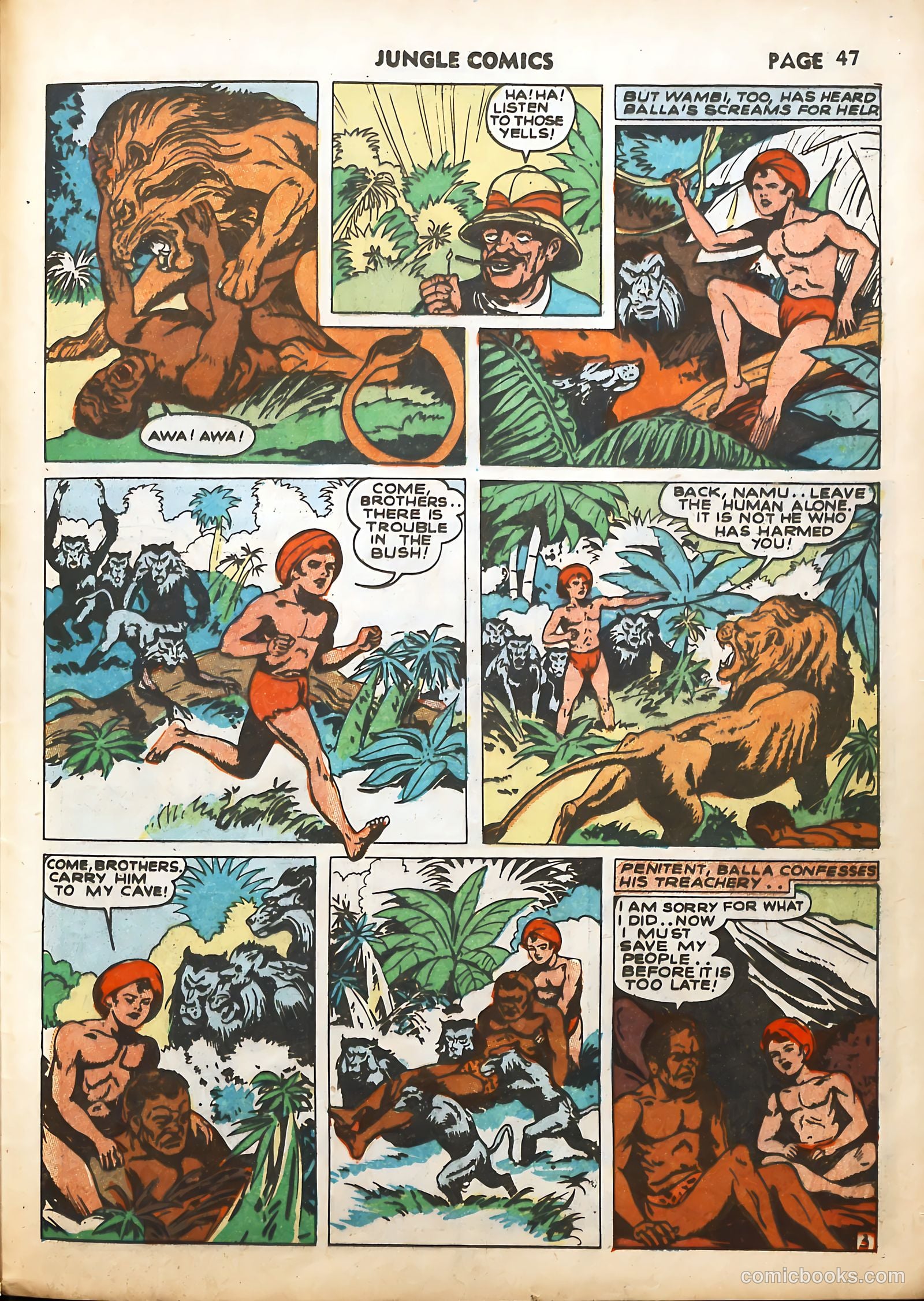 Jungle Comics #19 (1941) — page 50 of 69