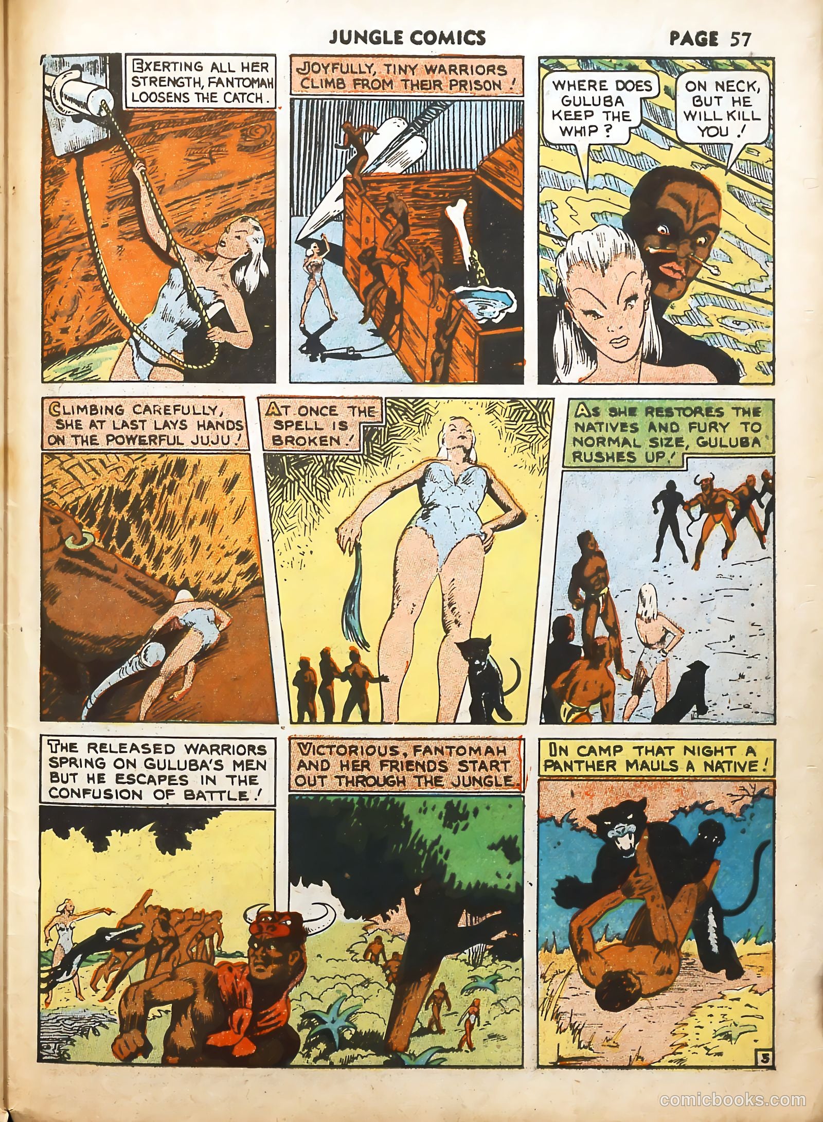 Jungle Comics #19 (1941) — page 60 of 69