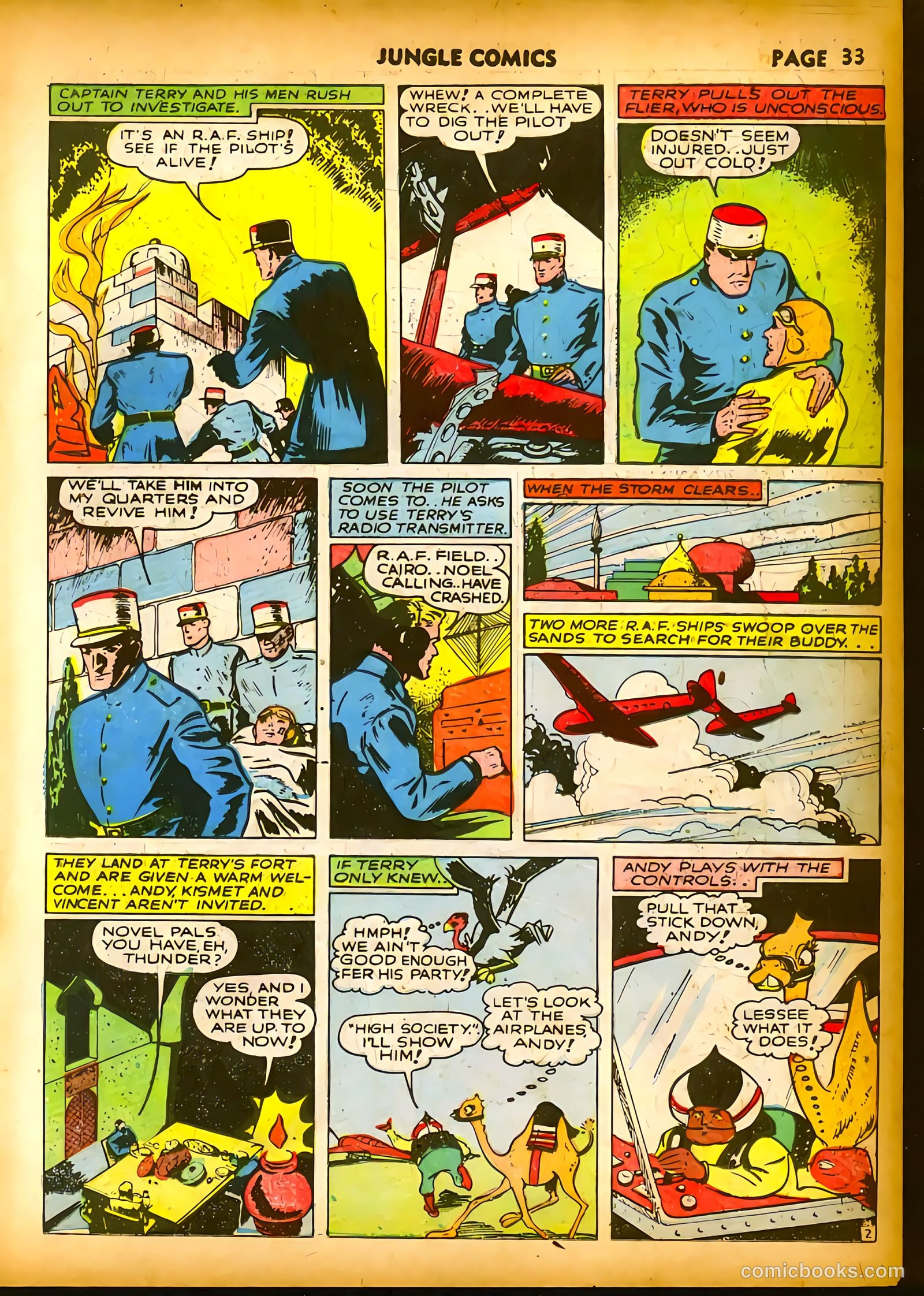 Jungle Comics #20 (1941) — page 35 of 68