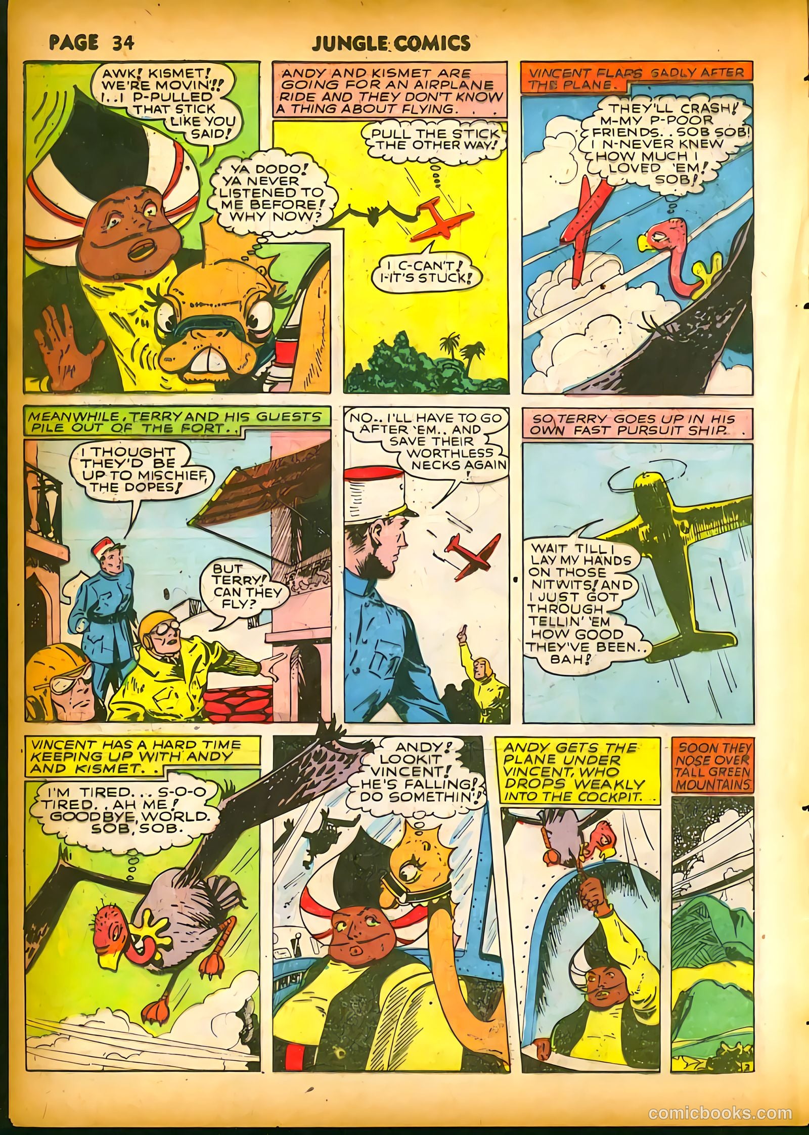 Jungle Comics #20 (1941) — page 36 of 68
