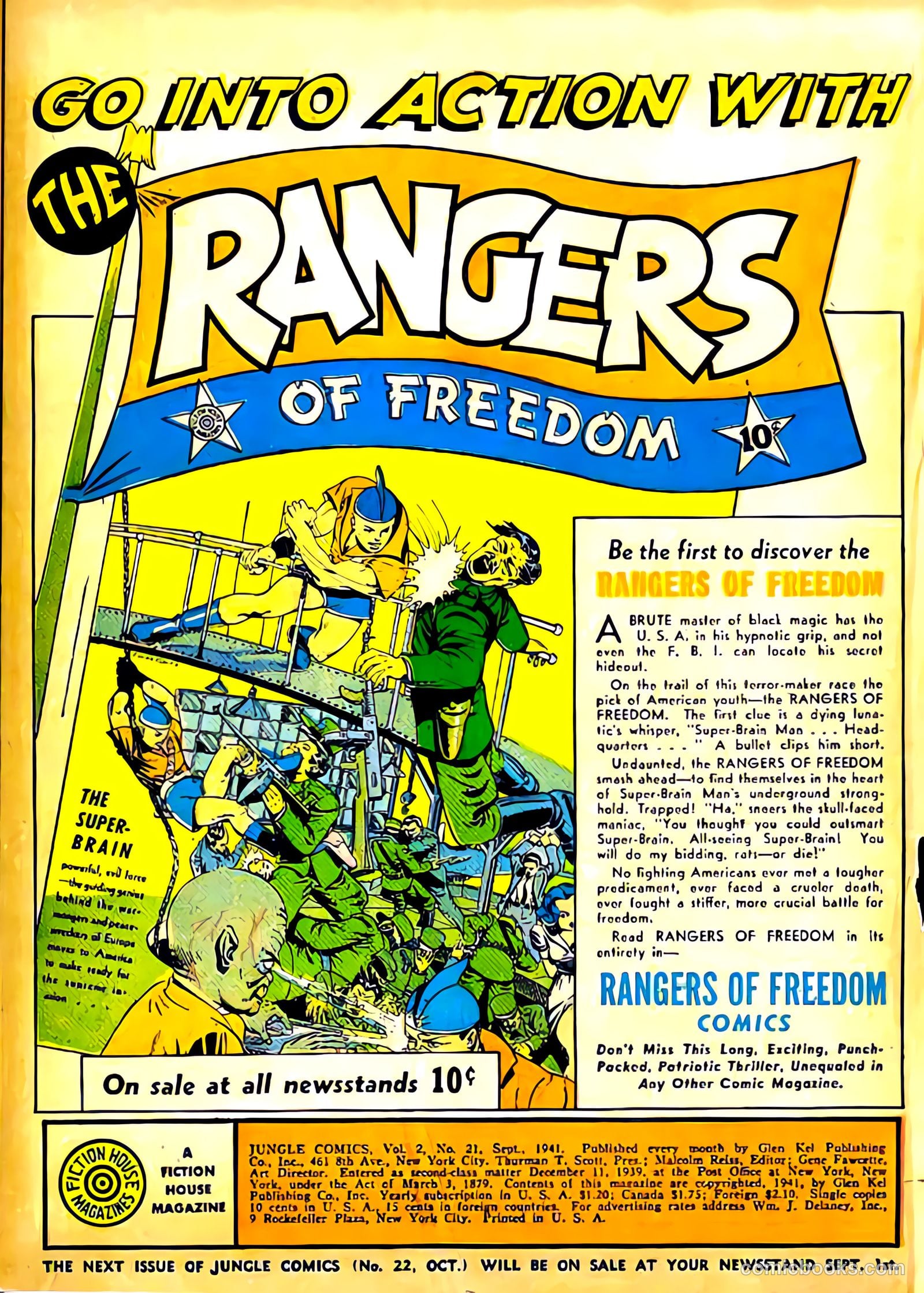 Jungle Comics #21 (1941) — page 2 of 68