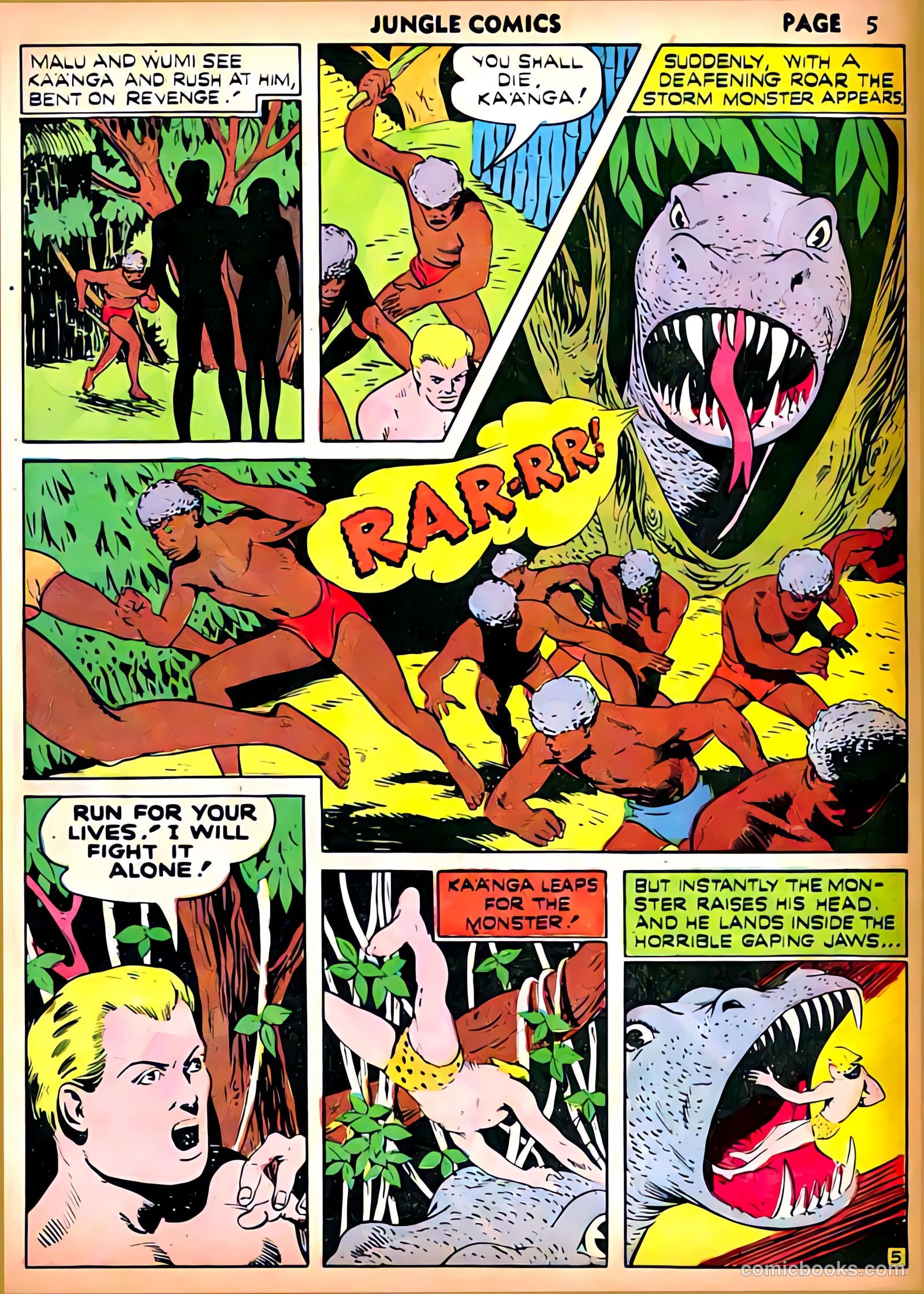 Jungle Comics #21 (1941) — page 7 of 68