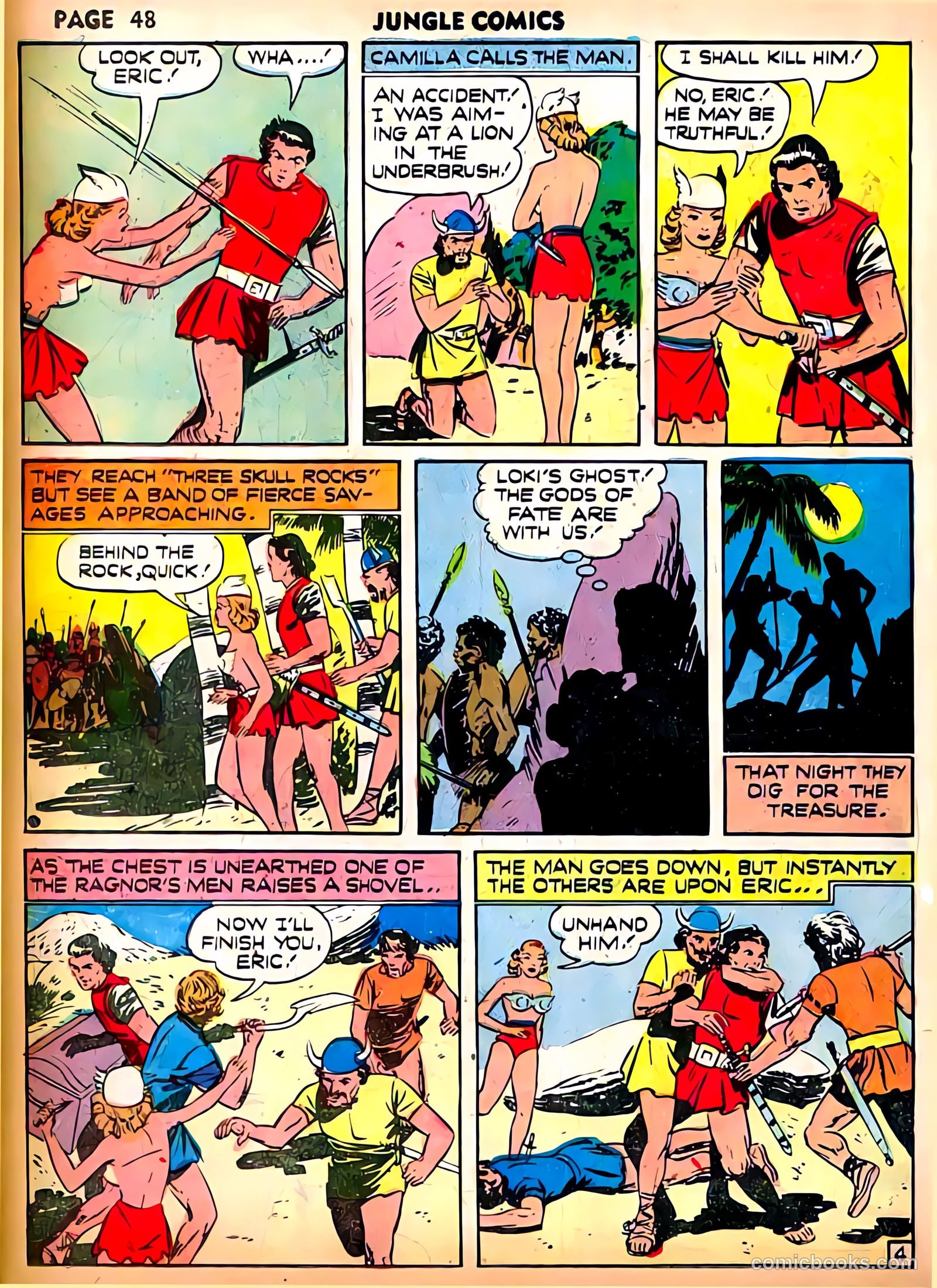 Jungle Comics #22 (1941) — page 50 of 68