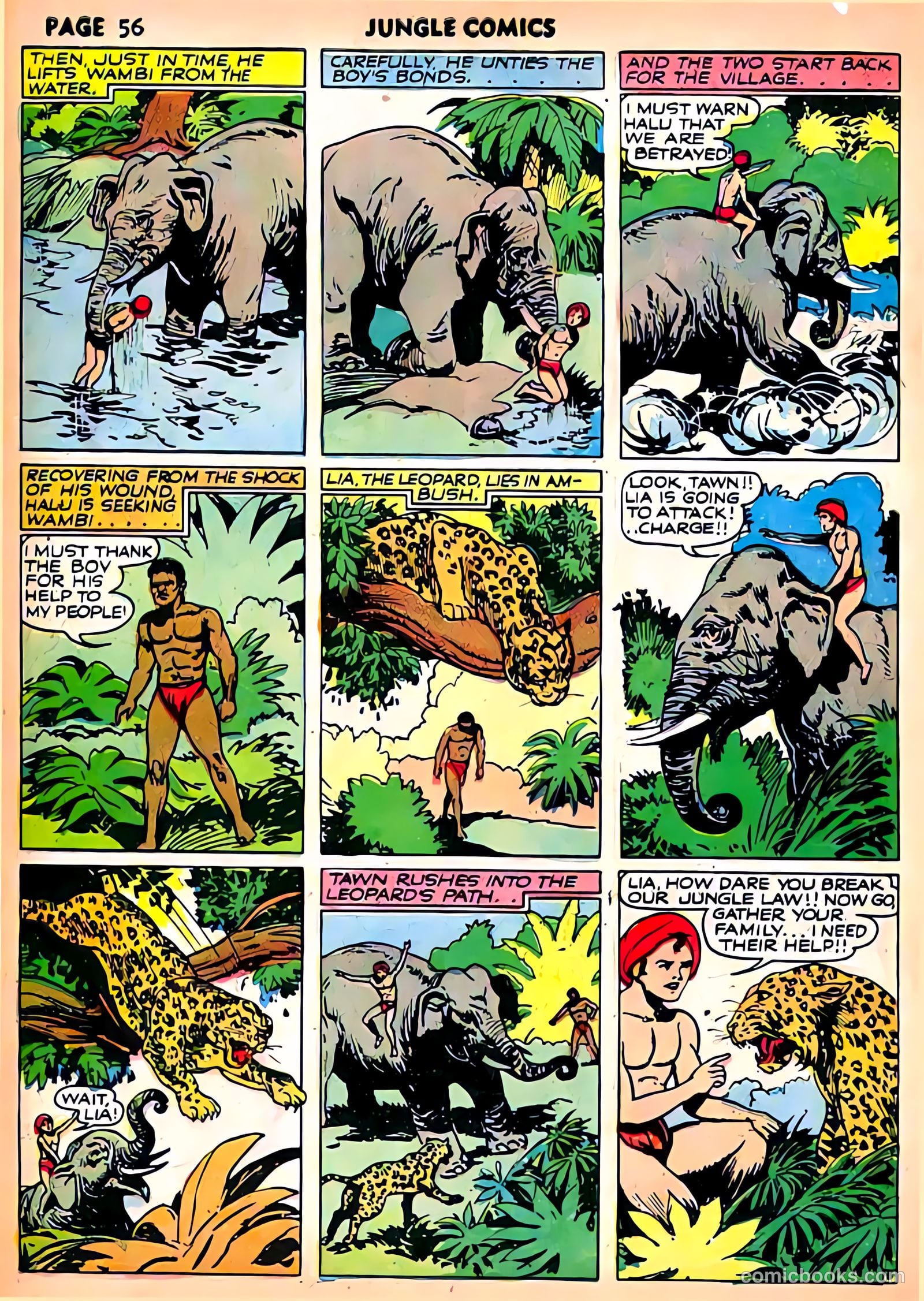 Jungle Comics #22 (1941) — page 58 of 68