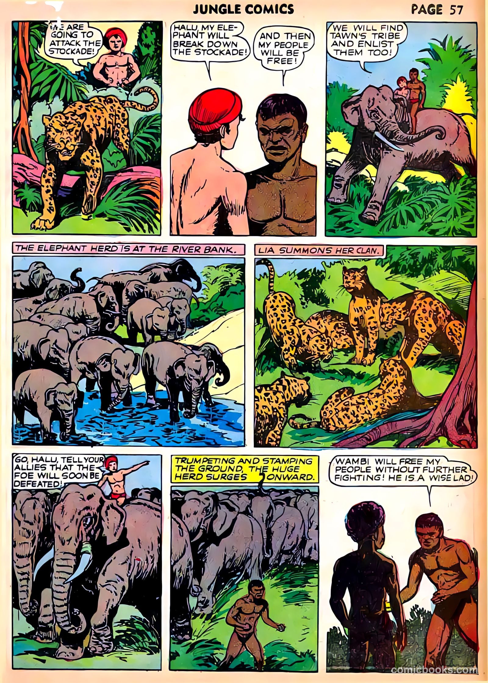 Jungle Comics #22 (1941) — page 59 of 68