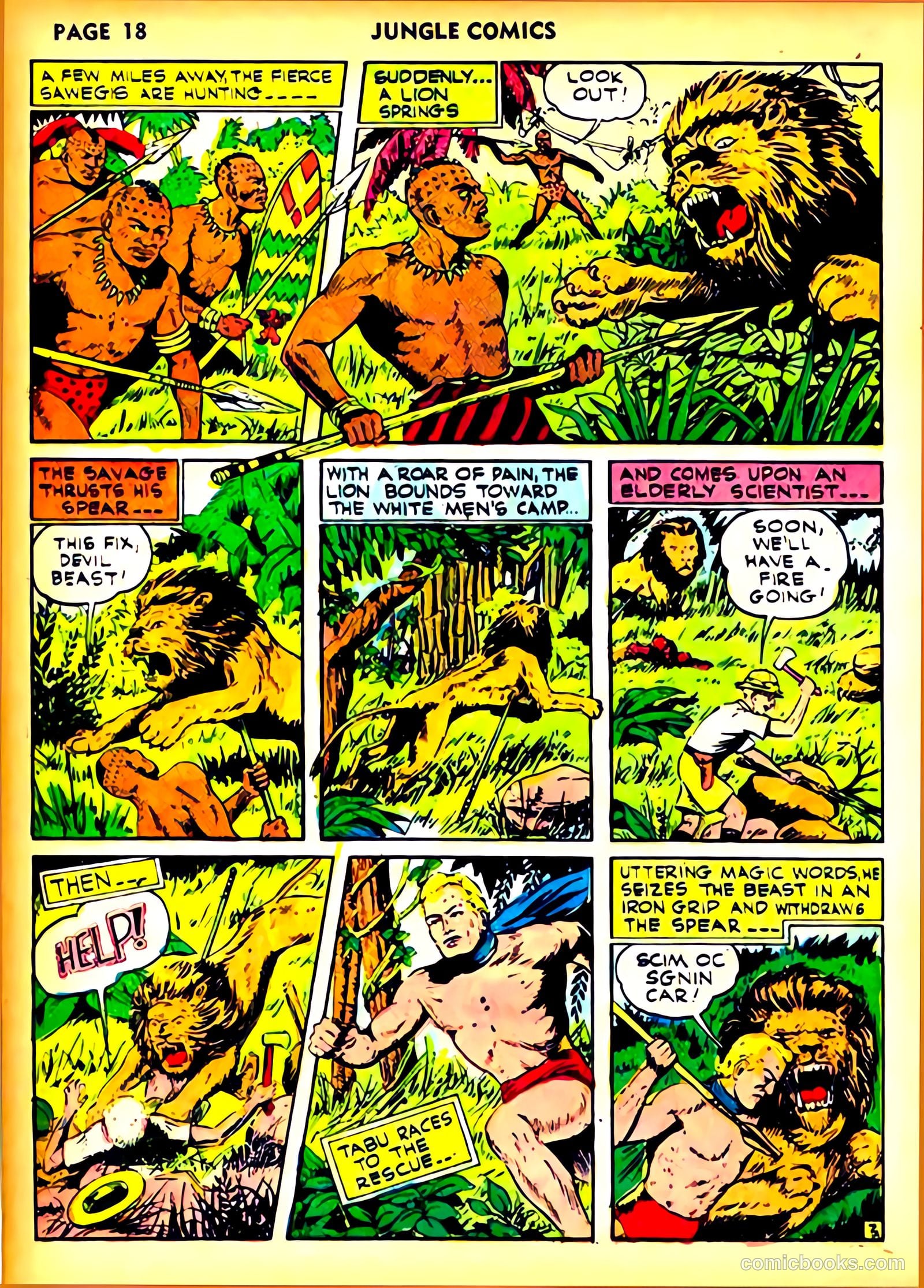 Jungle Comics #23 (1941) — page 22 of 70