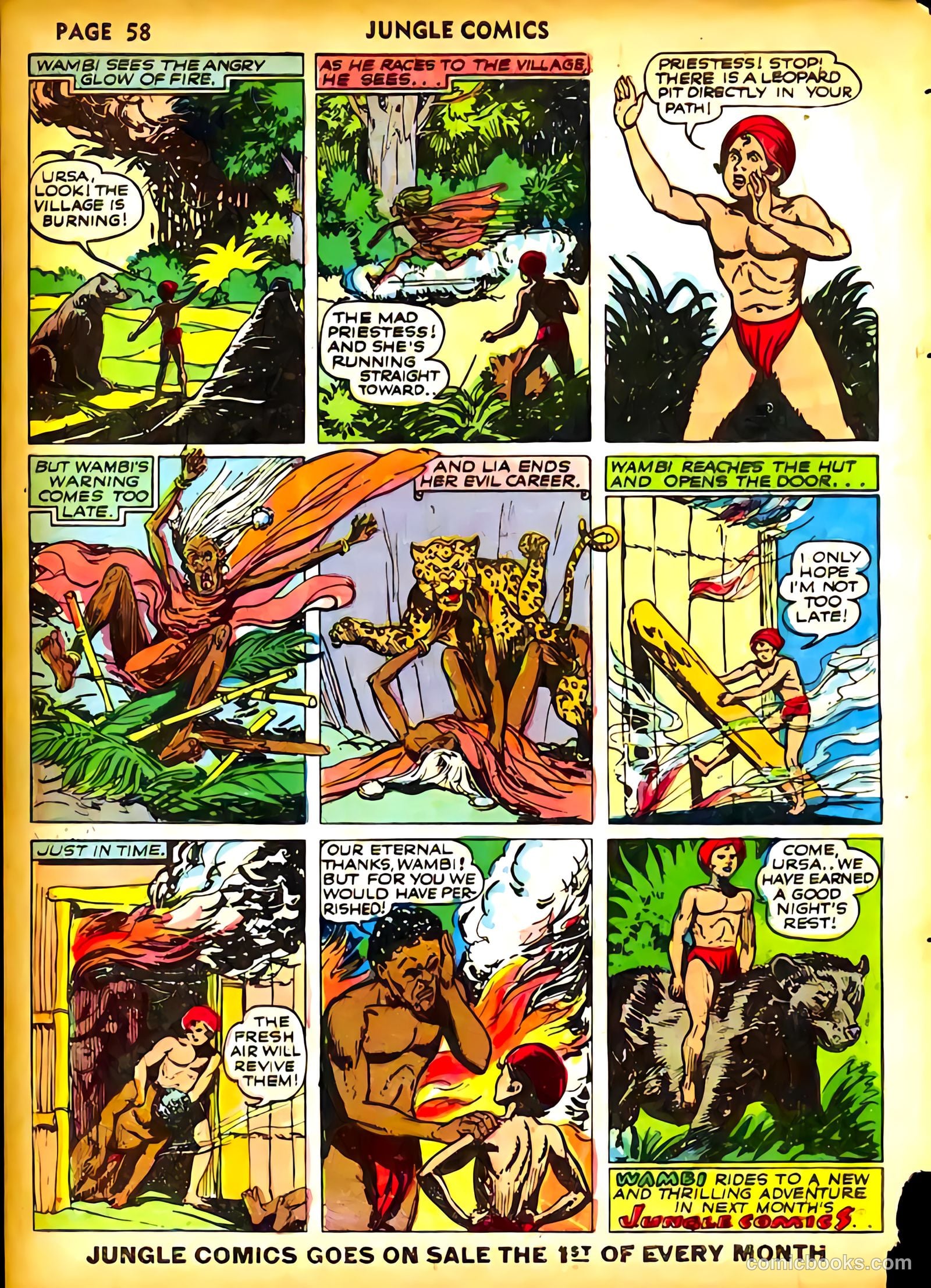 Jungle Comics #23 (1941) — page 62 of 70